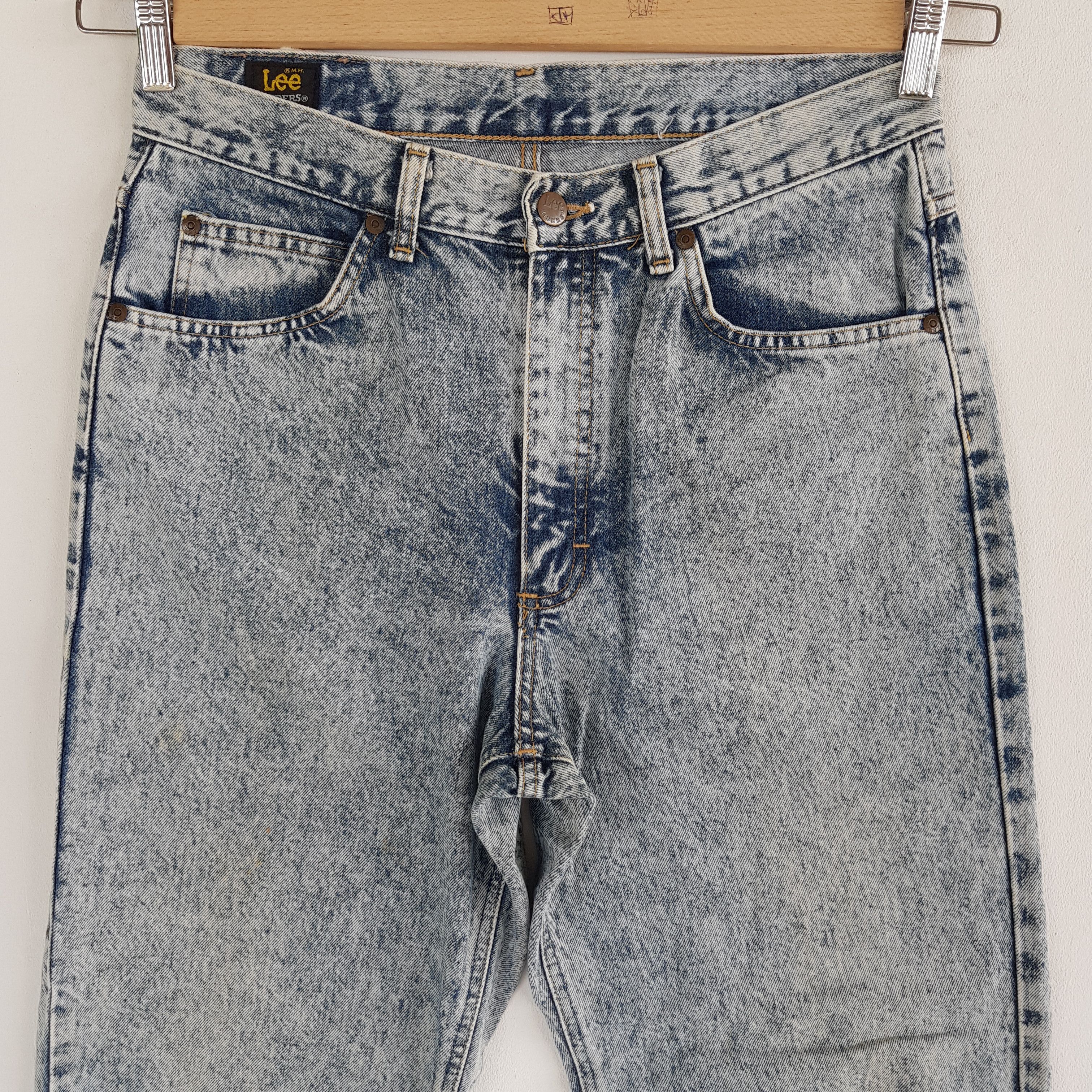 Lee Vintage Lee Acid Wash Jeans Lee Faded Light Wash Denim Size US 30 / EU 46 - 3 Thumbnail