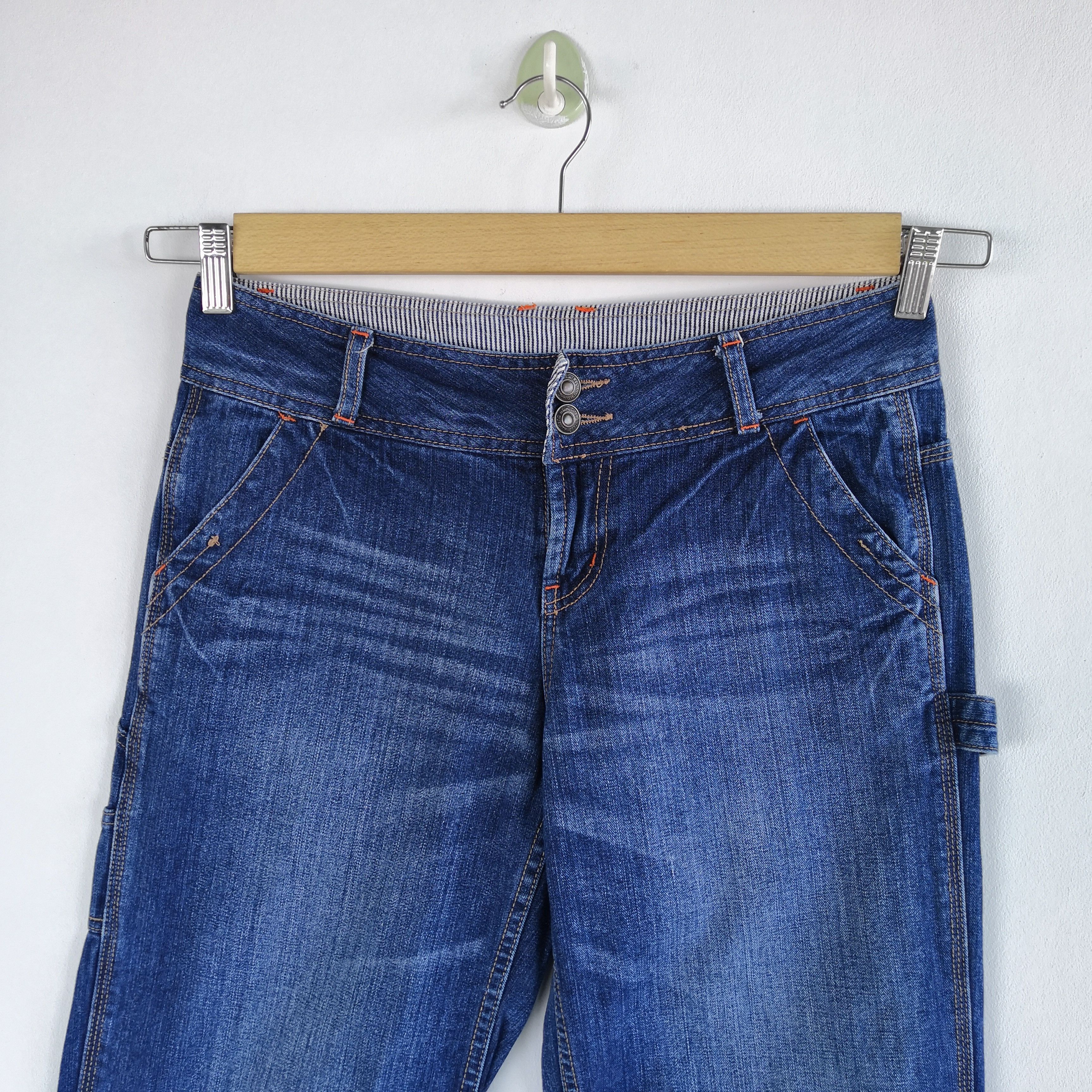 Japanese Brand Japanese Workers Cargo Pants Denim Buckle Back Pants Size 28" / US 6 / IT 42 - 3 Thumbnail