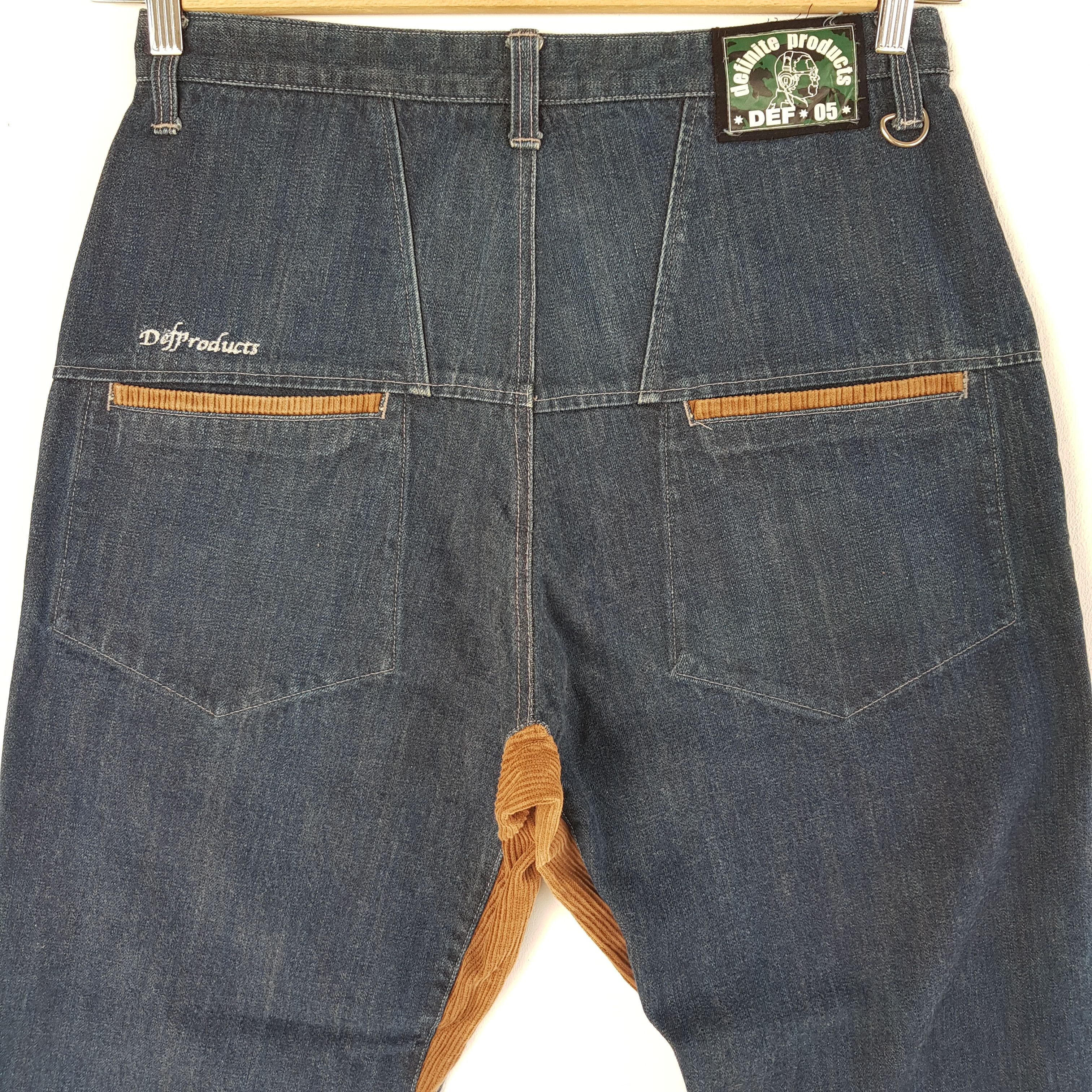 Japanese Brand Crazy Y2K Baggy Jeans Japanese Definite Product Skater Denim Size US 32 / EU 48 - 4 Thumbnail