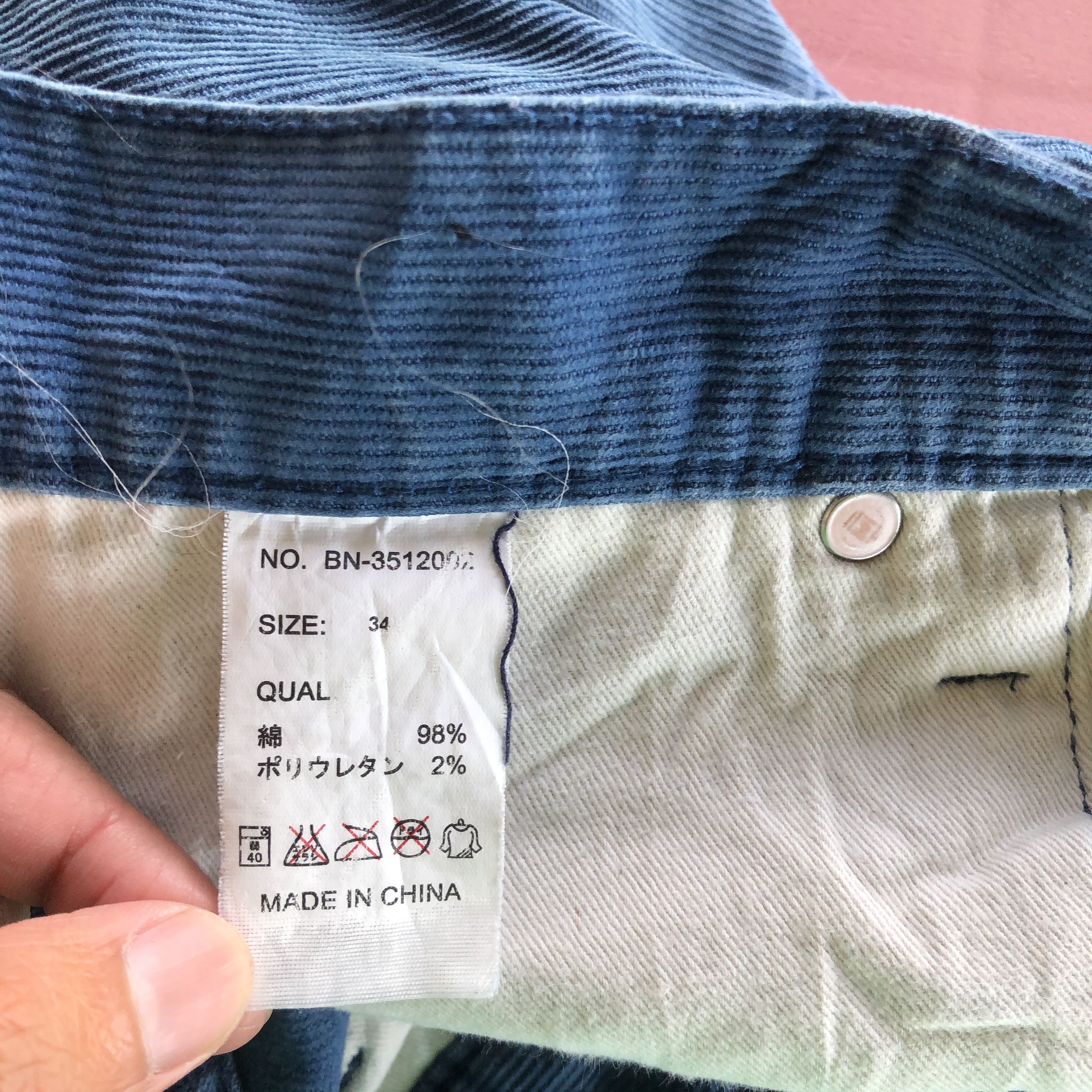 Japanese Brand Vintage Back Number Jeans Japanese Faded Light Wash Denim Size US 32 / EU 48 - 12 Thumbnail