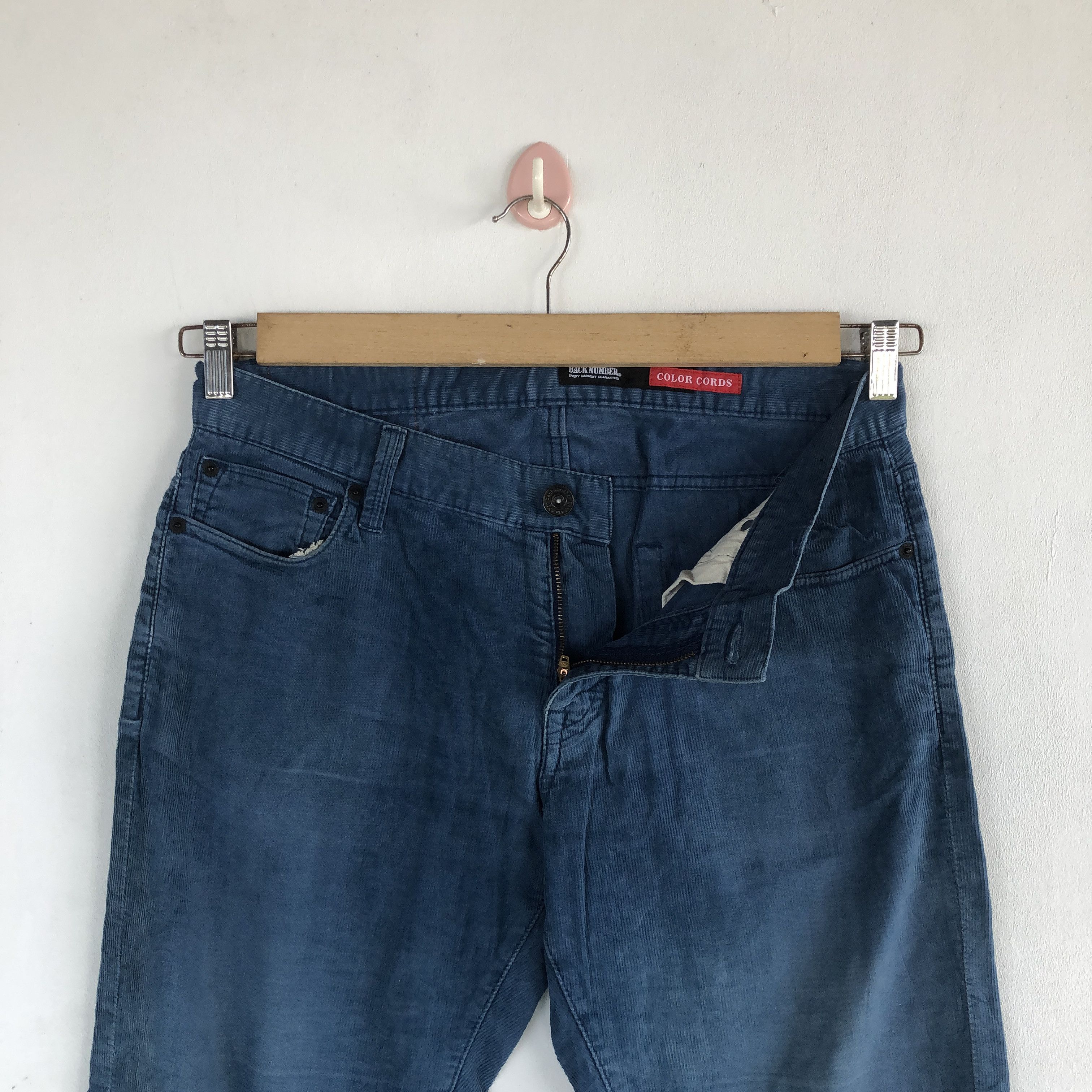 Japanese Brand Vintage Back Number Jeans Japanese Faded Light Wash Denim Size US 32 / EU 48 - 8 Thumbnail