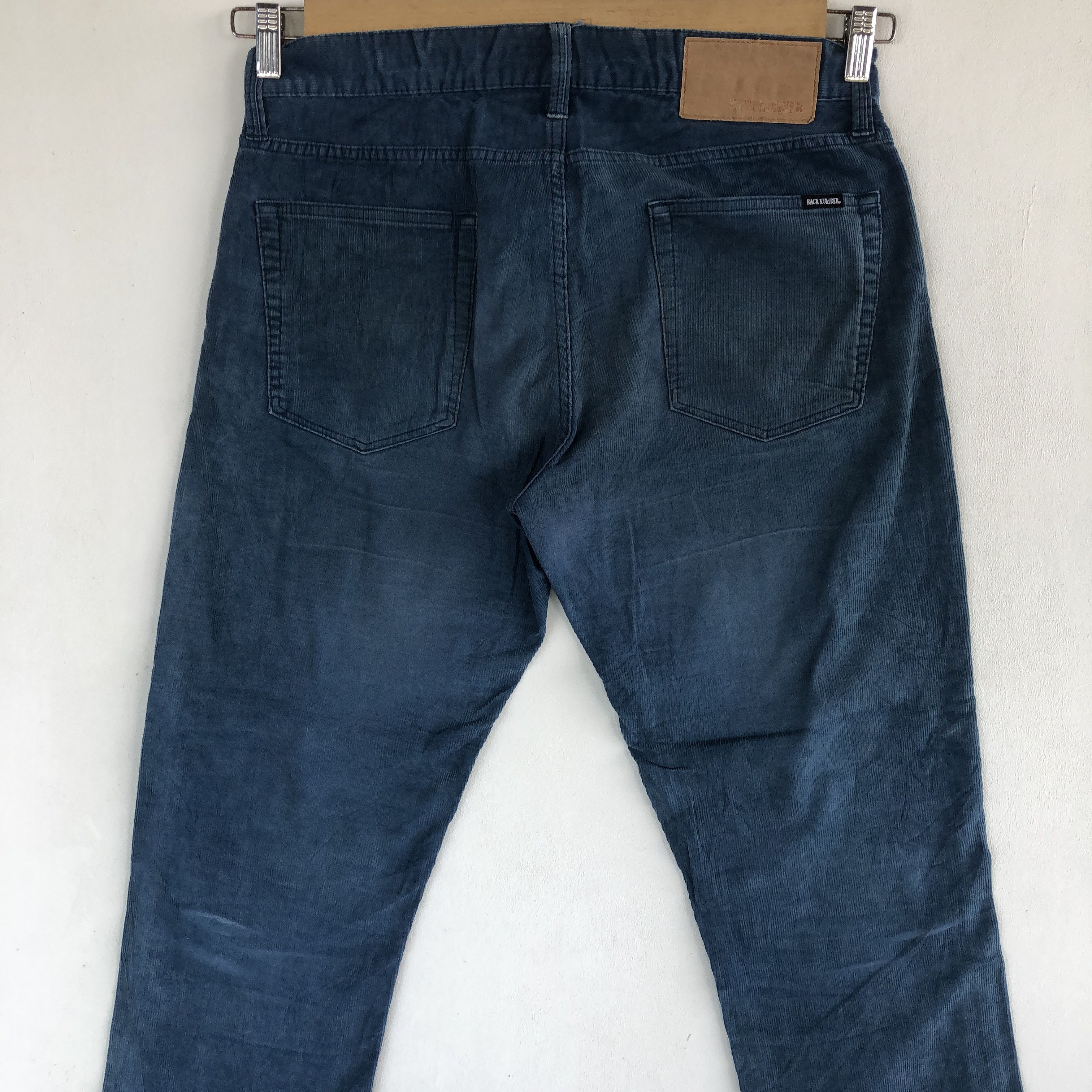 Japanese Brand Vintage Back Number Jeans Japanese Faded Light Wash Denim Size US 32 / EU 48 - 4 Thumbnail