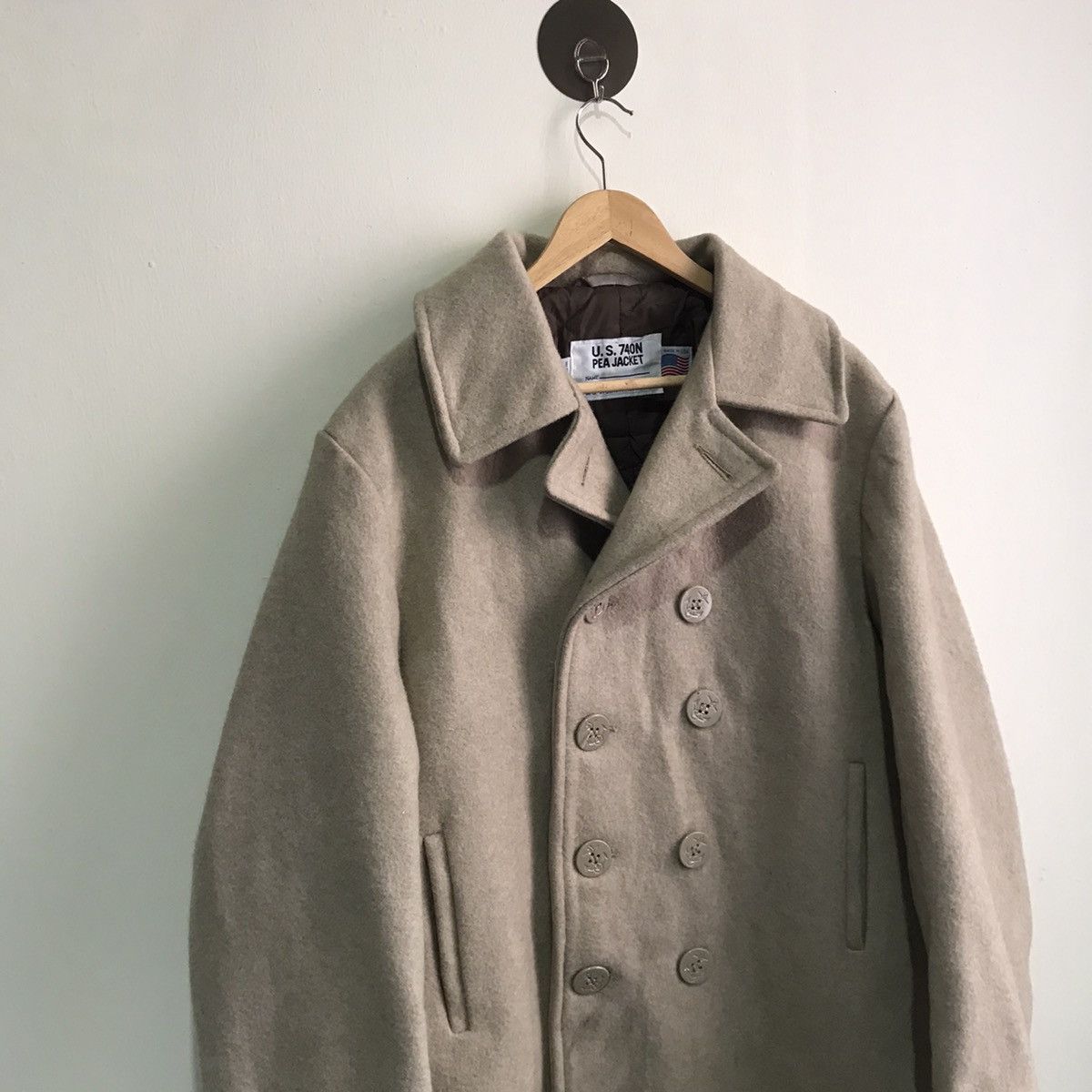 Schott Quick Sale💥VINTAGE Schott 740N pea coat size 42 usa Size US L / EU 52-54 / 3 - 4 Thumbnail