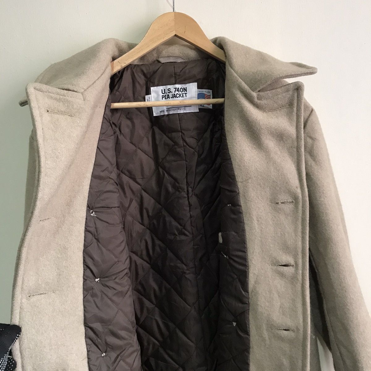Schott Quick Sale💥VINTAGE Schott 740N pea coat size 42 usa Size US L / EU 52-54 / 3 - 8 Thumbnail