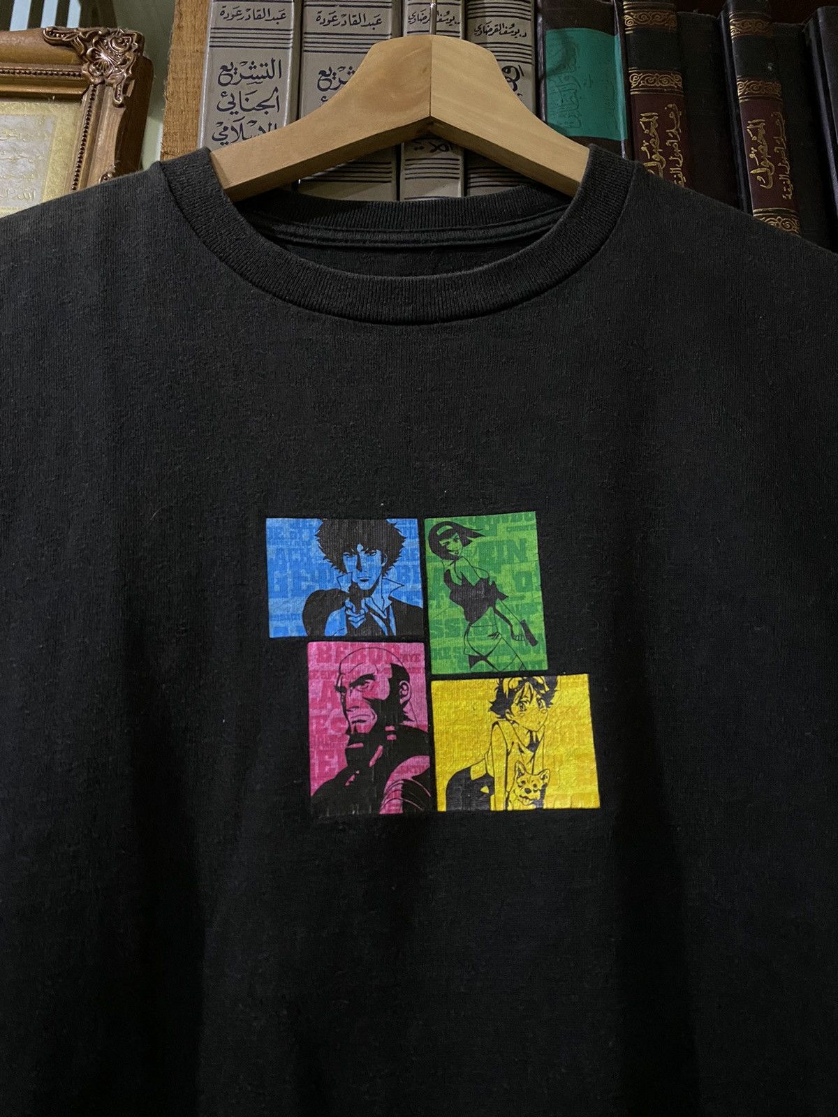 image of Anima x Vintage Cowboy Bepop Promo Shirt Anime in White, Men's (Size Large)