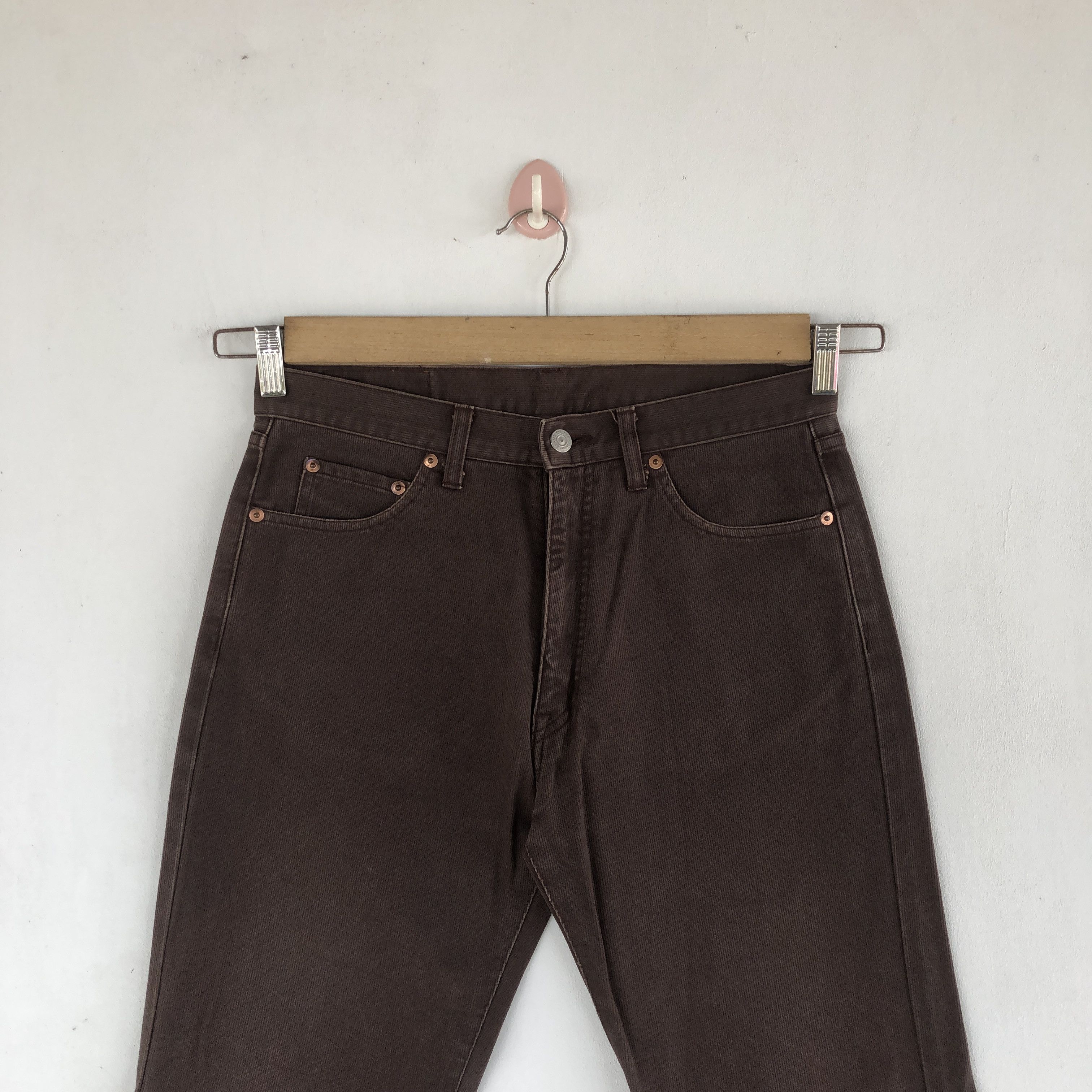 Beams Plus Vintage Beam Heart Jeans Japanese Corduroy Denim Pants Size US 30 / EU 46 - 3 Thumbnail