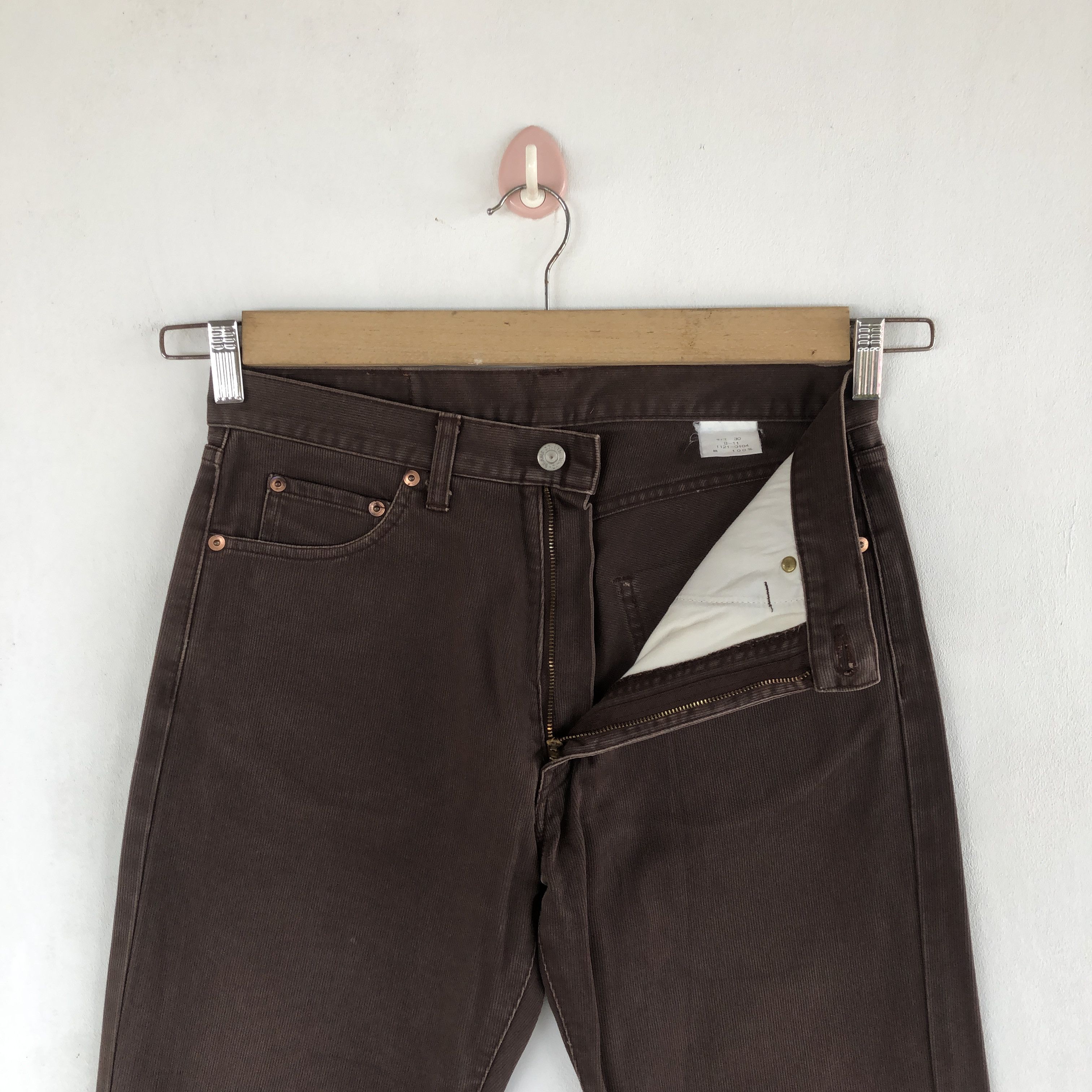Beams Plus Vintage Beam Heart Jeans Japanese Corduroy Denim Pants Size US 30 / EU 46 - 8 Thumbnail