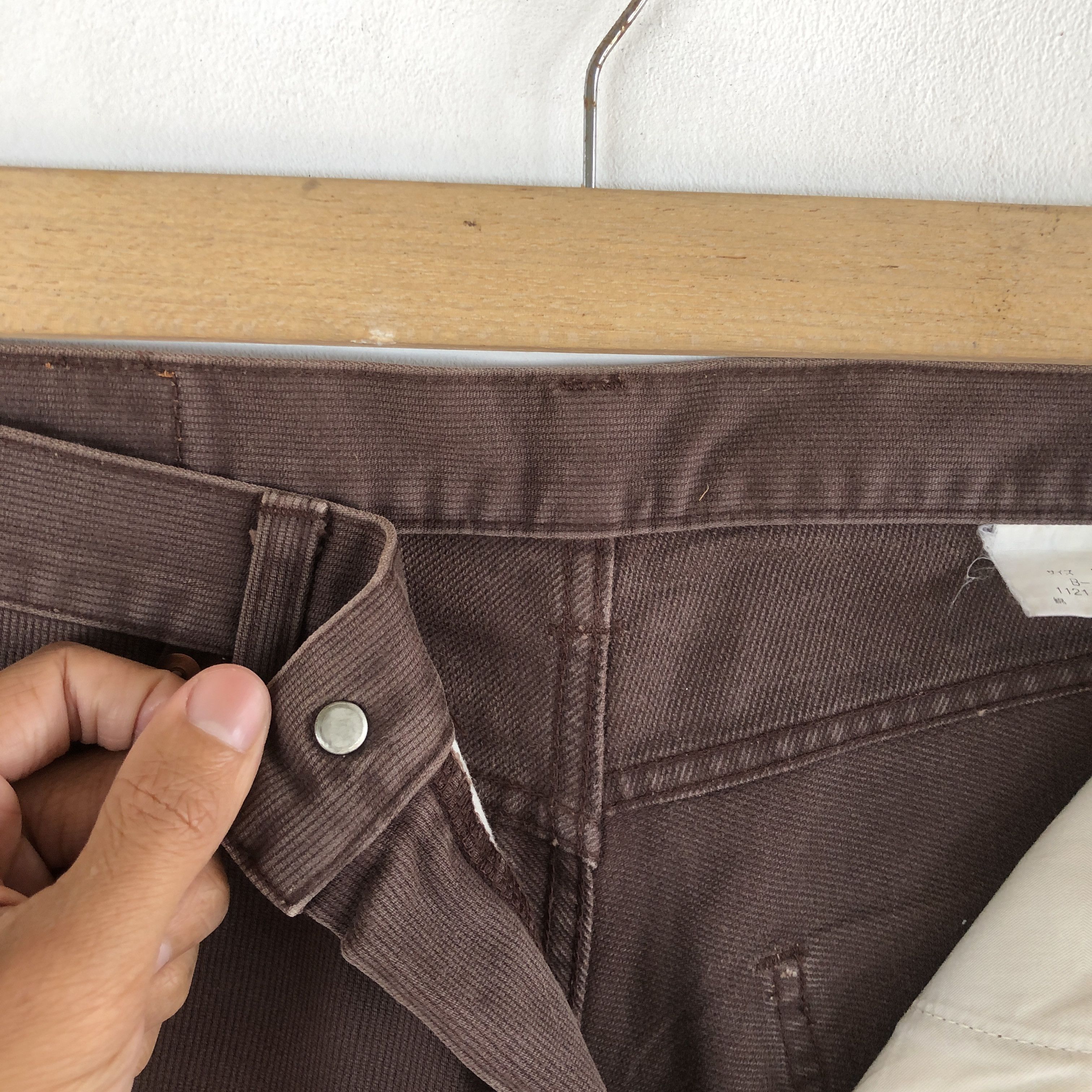 Beams Plus Vintage Beam Heart Jeans Japanese Corduroy Denim Pants Size US 30 / EU 46 - 9 Thumbnail