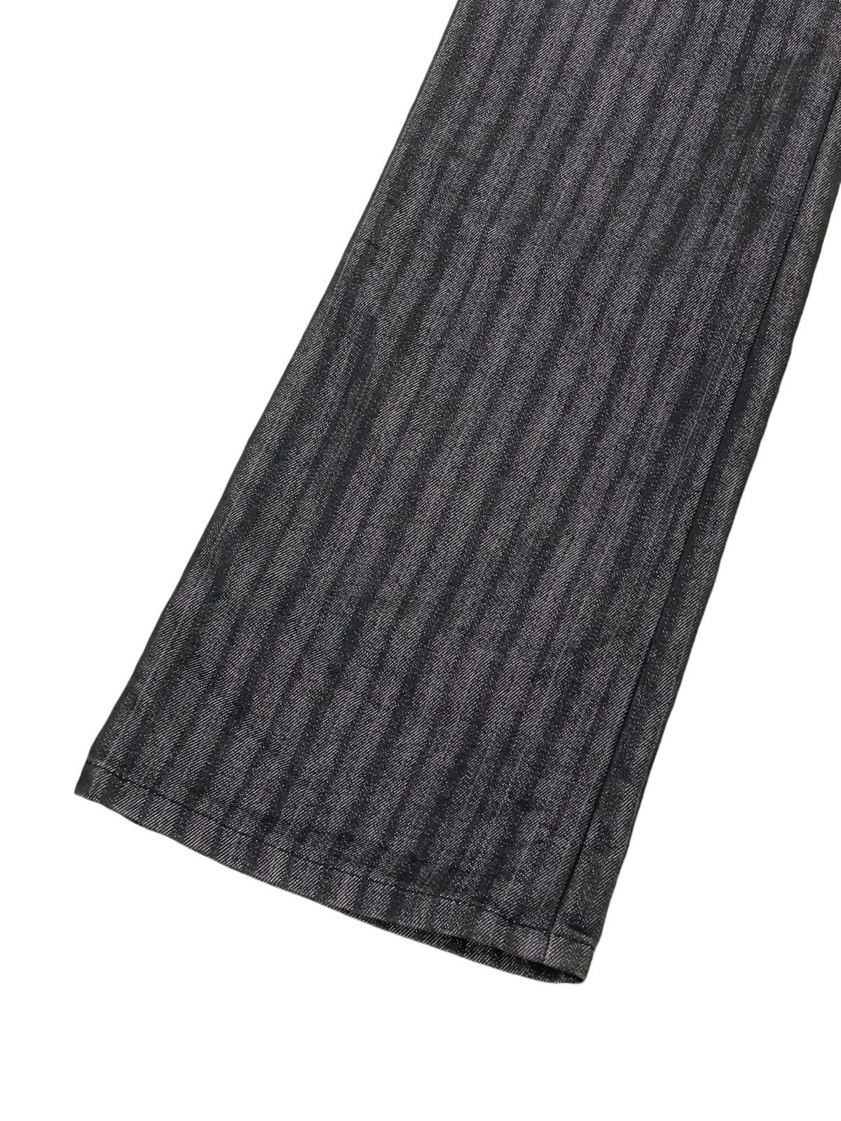 Japanese Brand Flare Jeans Striped A.S.M Japan Denim Boot Cut 5🟦1 Size US 29 - 5 Thumbnail