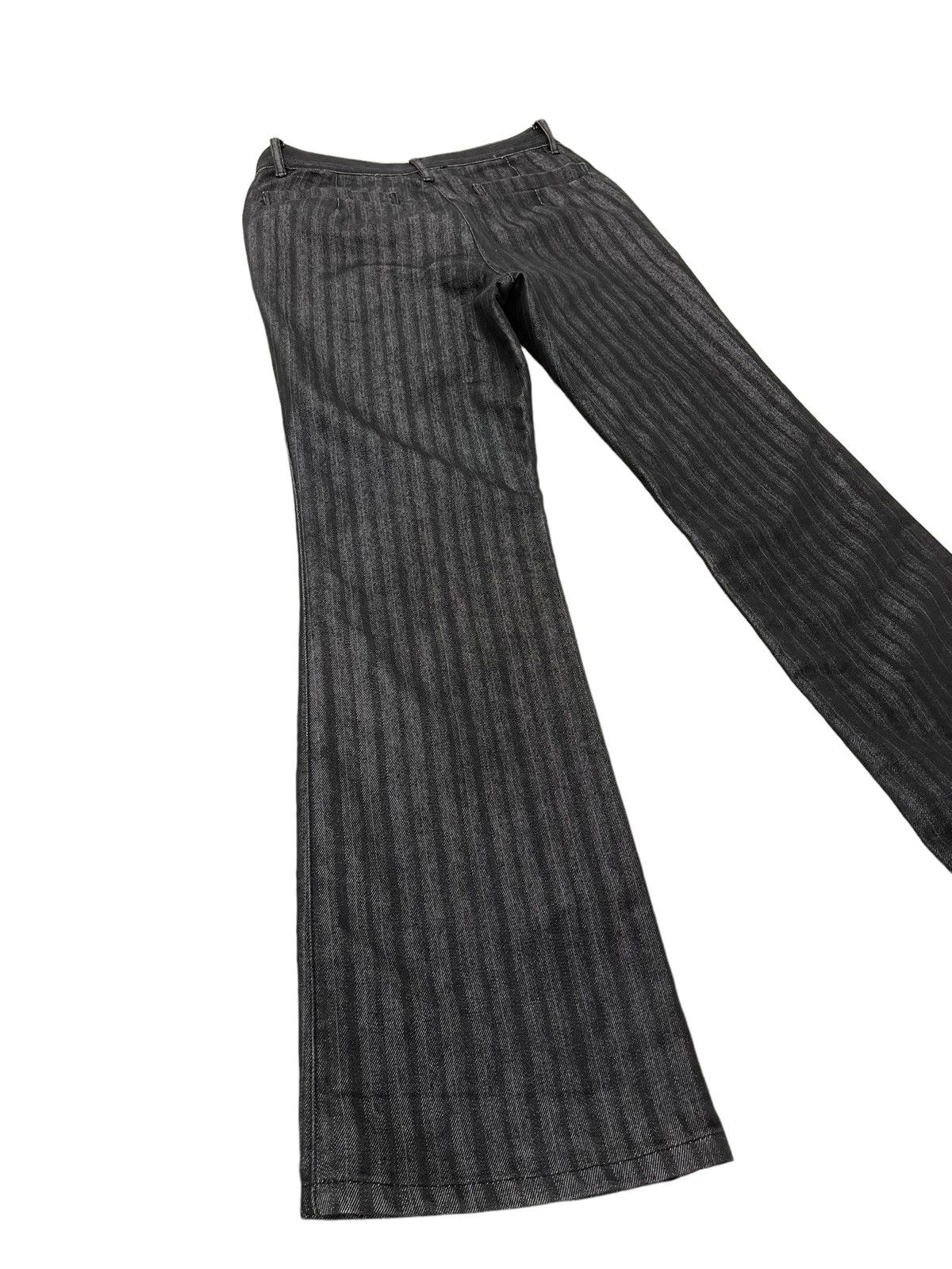 Japanese Brand Flare Jeans Striped A.S.M Japan Denim Boot Cut 5🟦1 Size US 29 - 11 Thumbnail