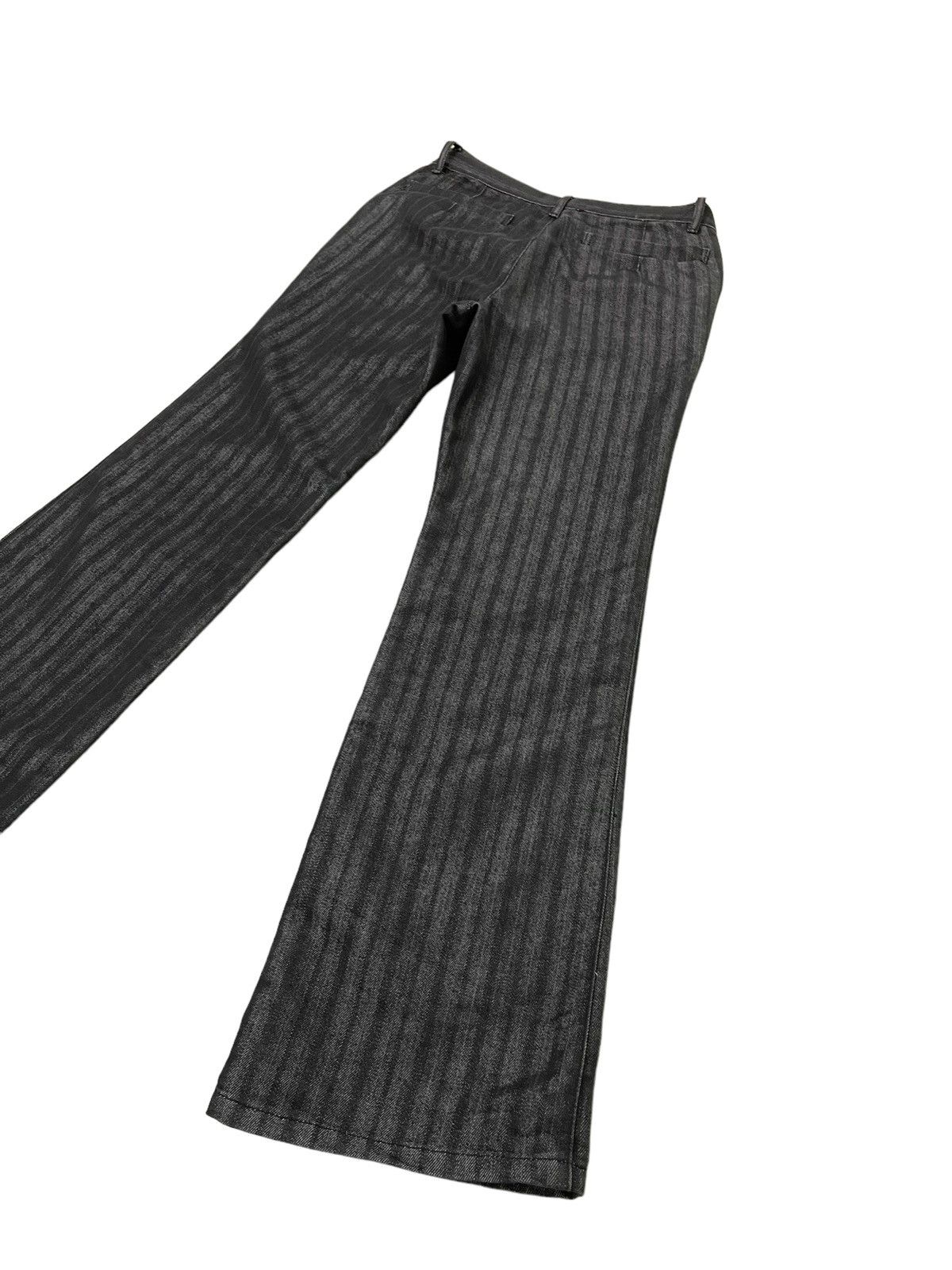 Japanese Brand Flare Jeans Striped A.S.M Japan Denim Boot Cut 5🟦1 Size US 29 - 12 Thumbnail