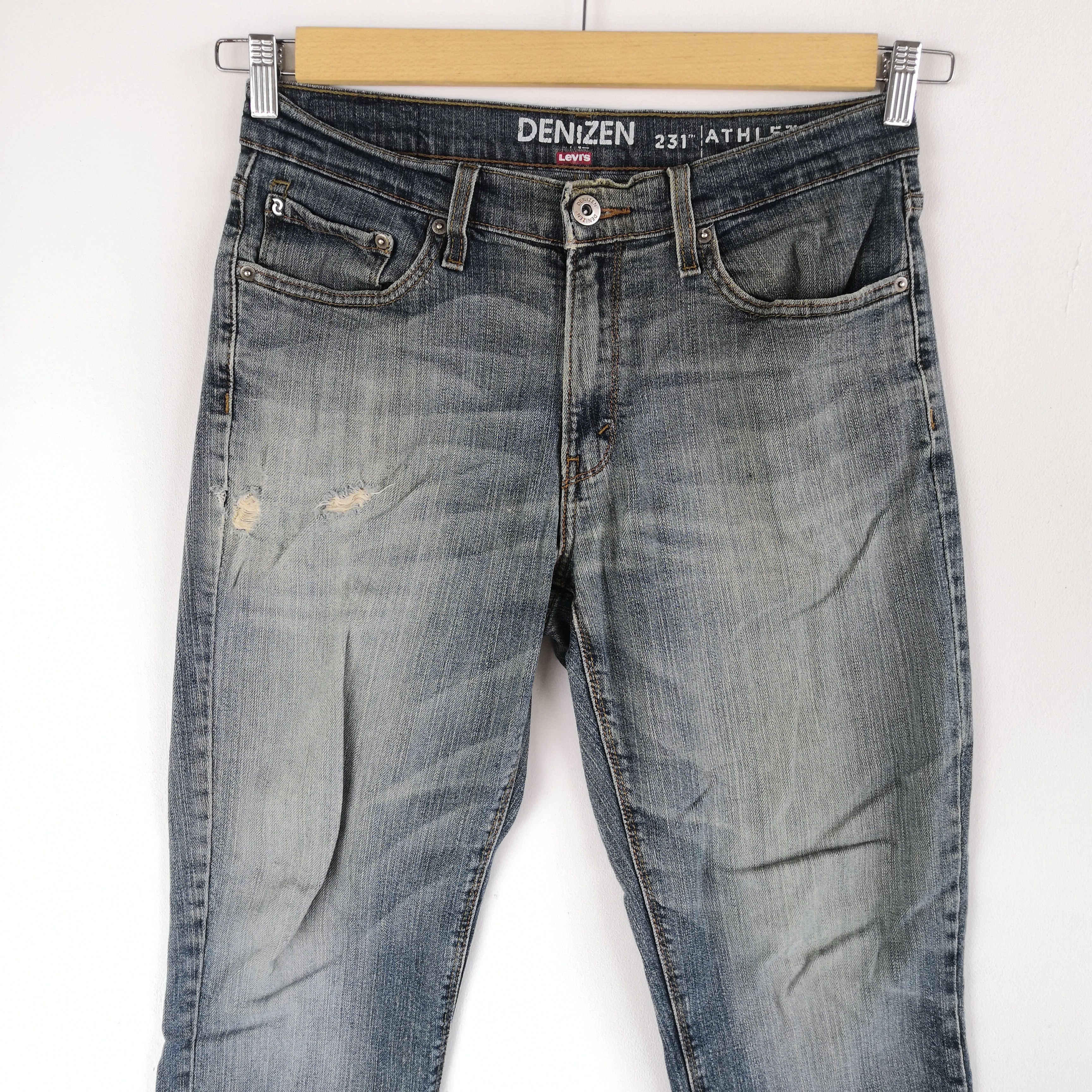 Levi's Vintage Levis Distressed Faded Jeans Levi's Denizen Denim Size US 30 / EU 46 - 4 Thumbnail