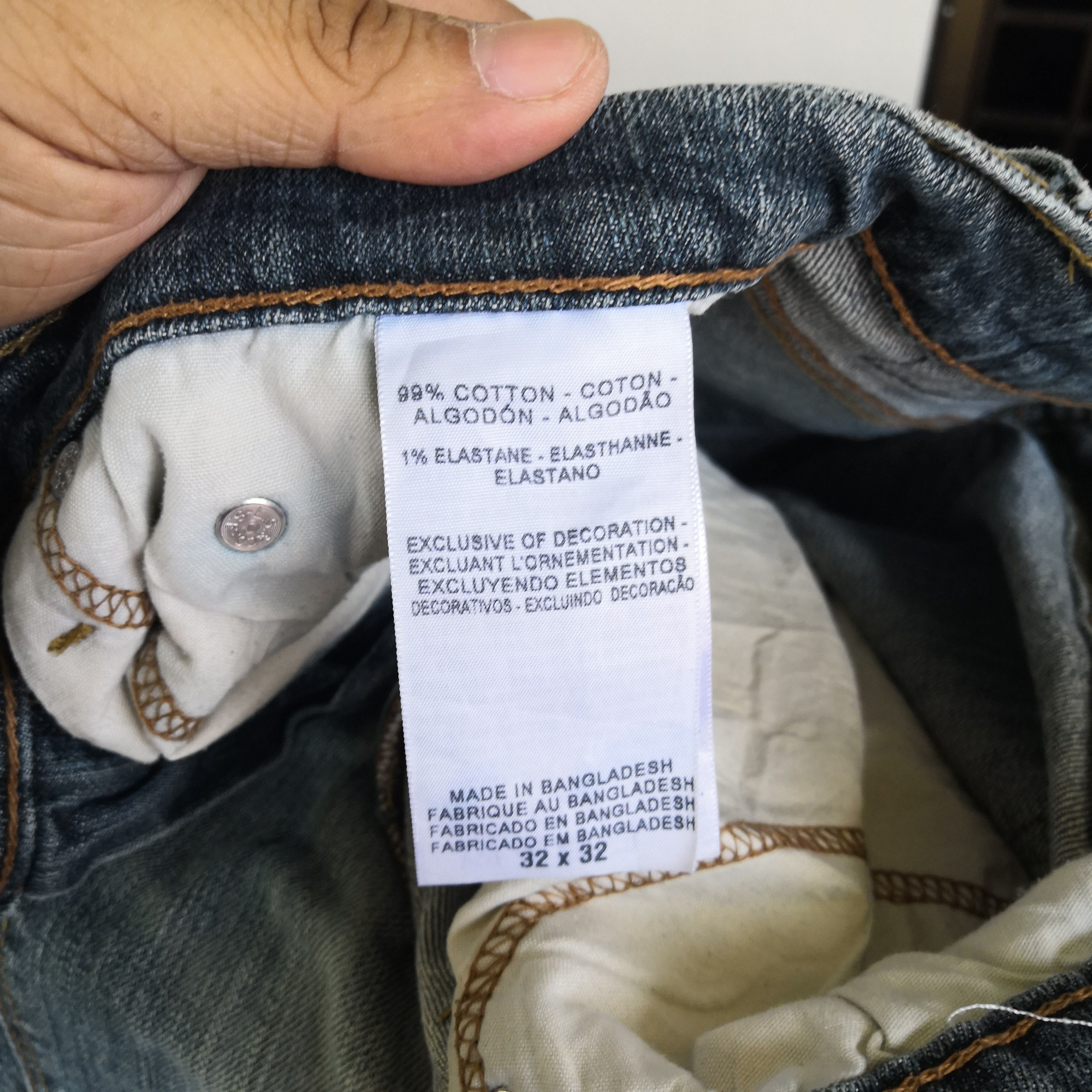 Levi's Vintage Levis Distressed Faded Jeans Levi's Denizen Denim Size US 30 / EU 46 - 11 Thumbnail