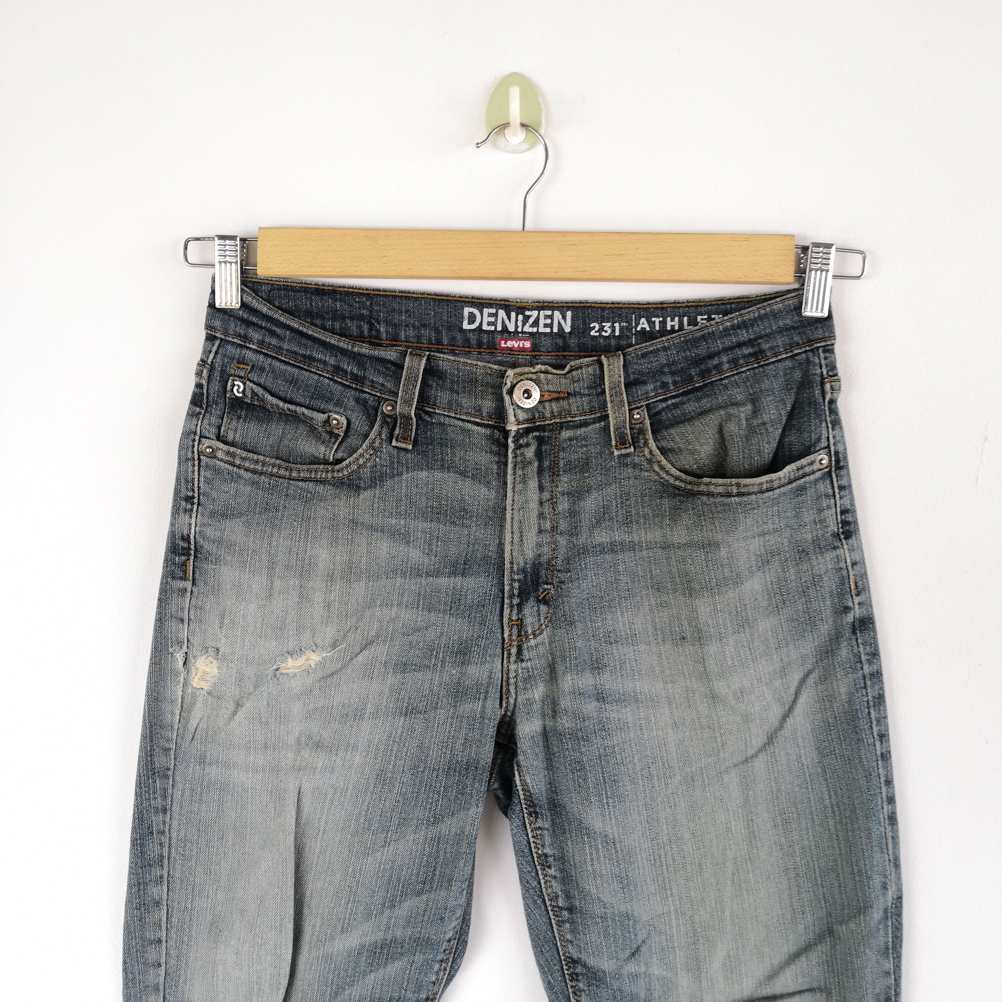 Levi's Vintage Levis Distressed Faded Jeans Levi's Denizen Denim Size US 30 / EU 46 - 3 Thumbnail