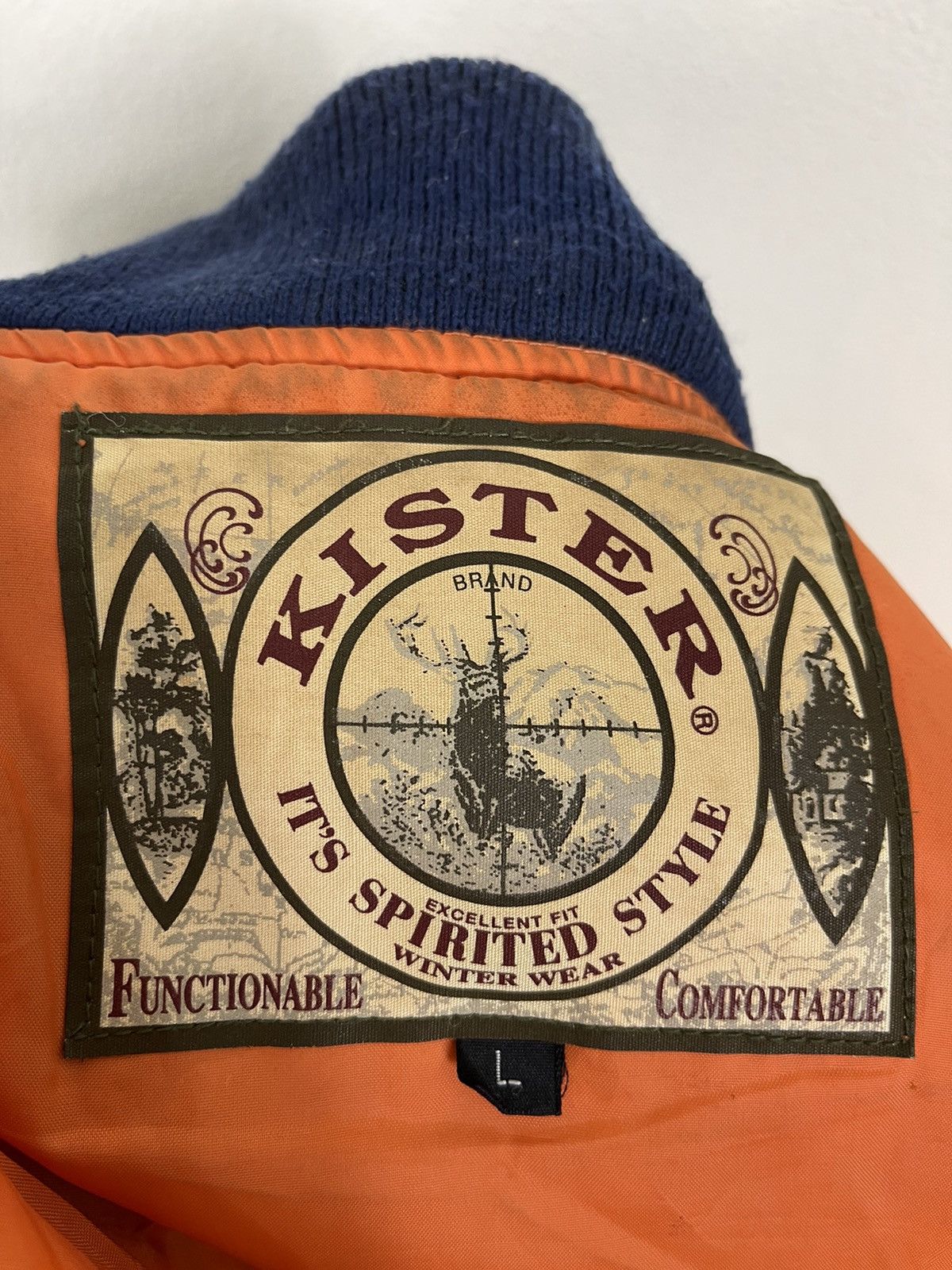 Japanese Brand Vintage Kister Brand Bomber Jacket Size US L / EU 52-54 / 3 - 7 Thumbnail