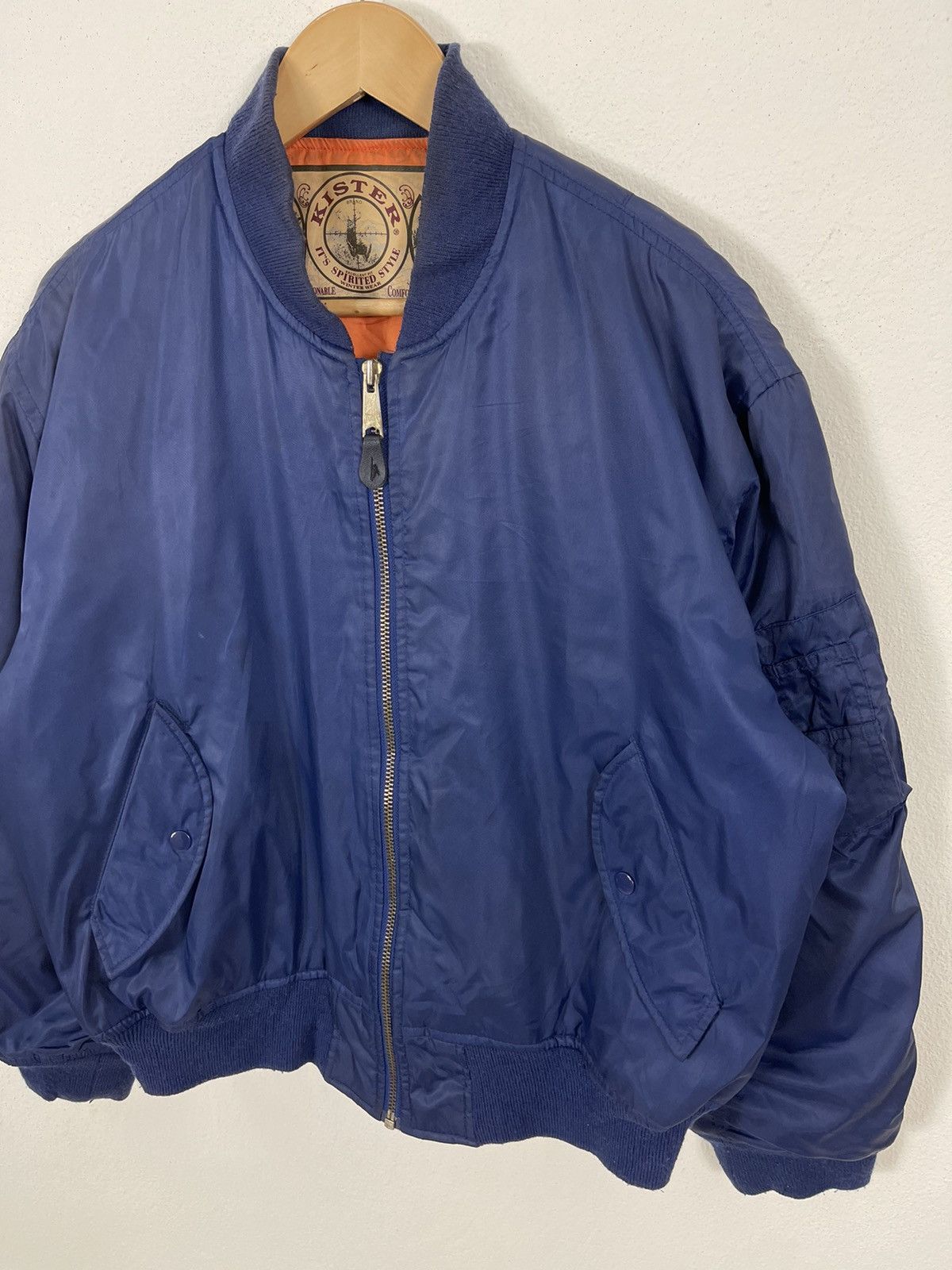 Japanese Brand Vintage Kister Brand Bomber Jacket Size US L / EU 52-54 / 3 - 4 Thumbnail
