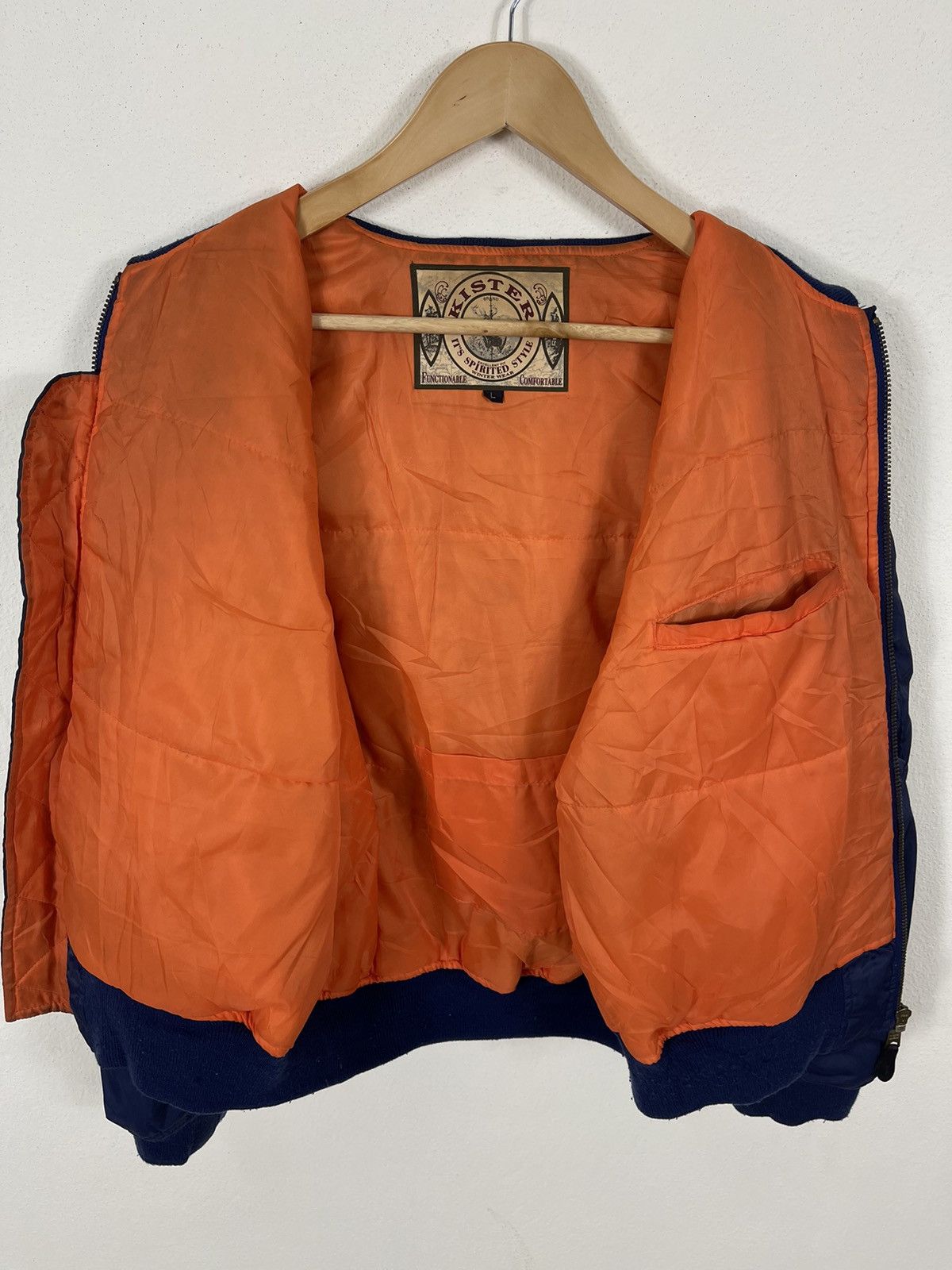 Japanese Brand Vintage Kister Brand Bomber Jacket Size US L / EU 52-54 / 3 - 6 Thumbnail