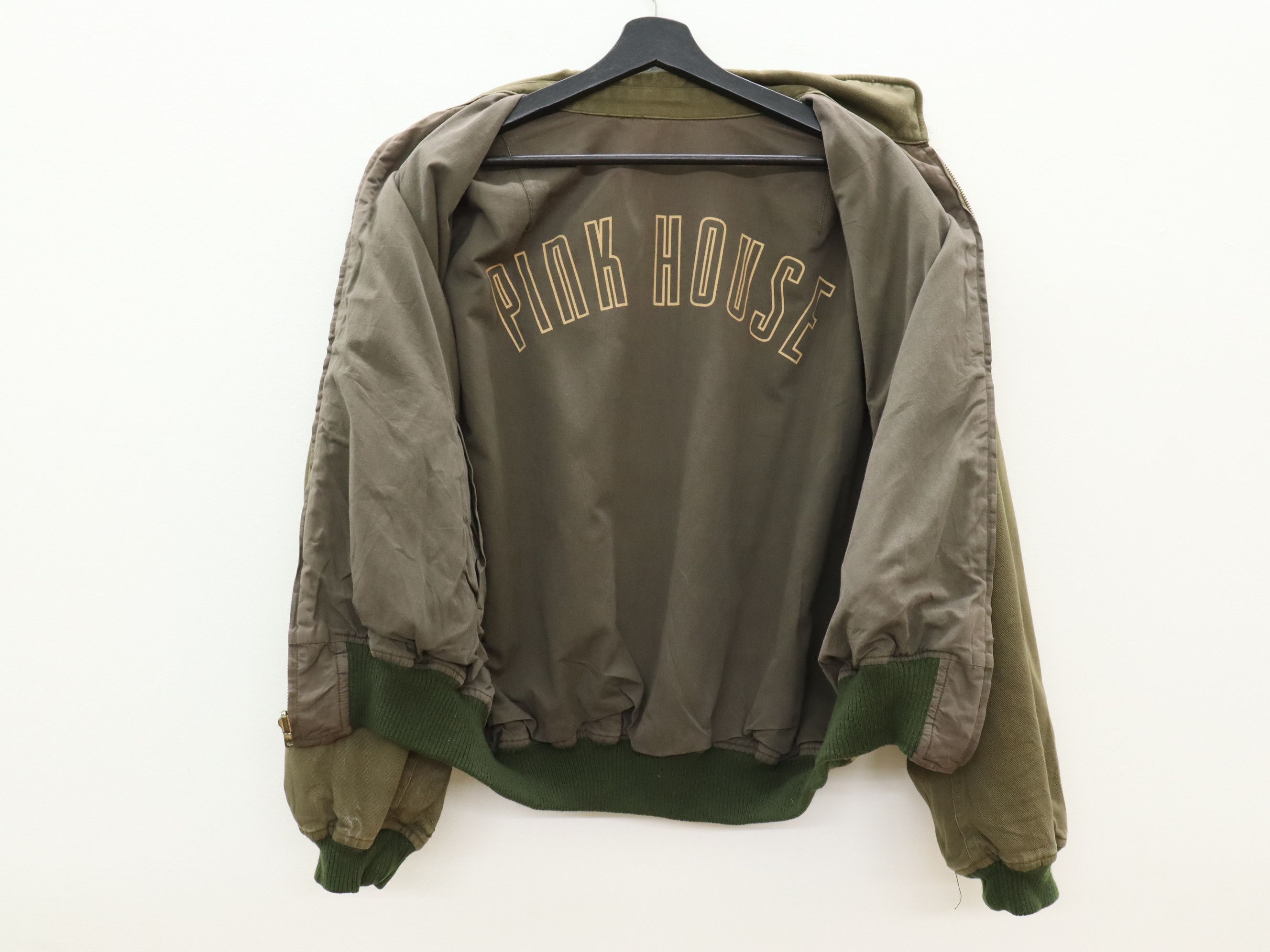 Karl Helmut × Pink House Vintage Pink House Reversible MA-1 Bomber Jacket Size US M / EU 48-50 / 2 - 7 Thumbnail