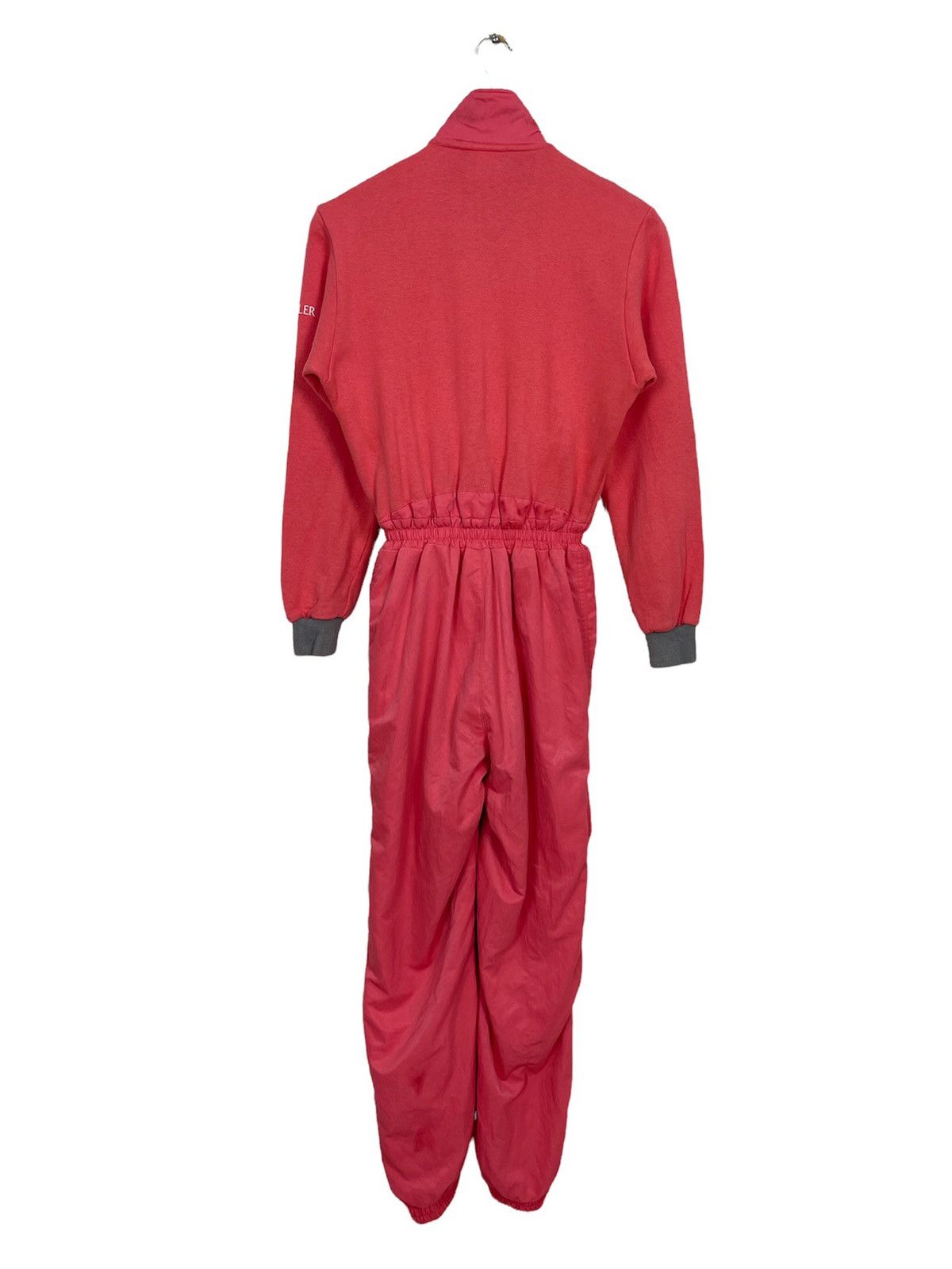If Six Was Nine Vintage Moncler Red Coverall Pink Jumpsuit Size US 27 - 2 Thumbnail