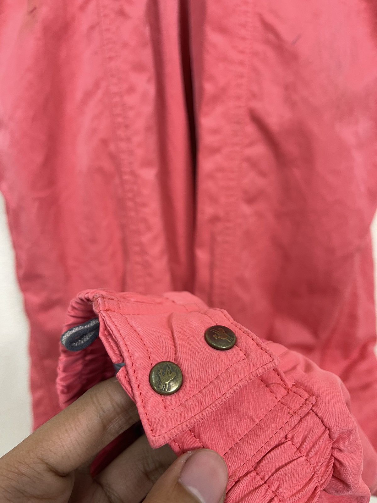 If Six Was Nine Vintage Moncler Red Coverall Pink Jumpsuit Size US 27 - 11 Thumbnail