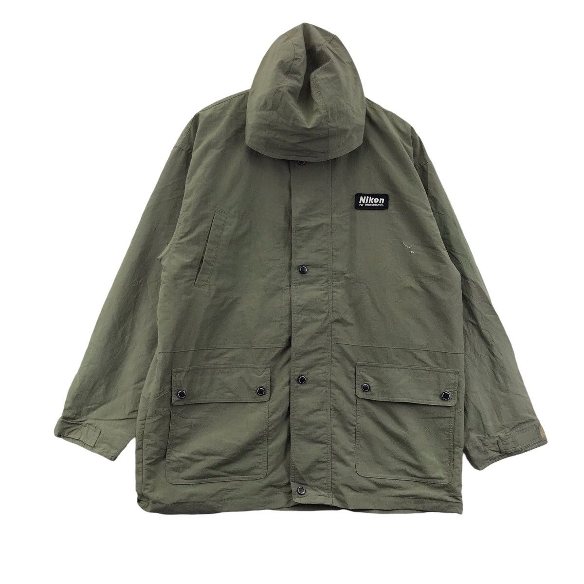 Nikon NIKON CAMERA Photo Professional Green Hooded Jacket Size US XL / EU 56 / 4 - 1 Thumbnail