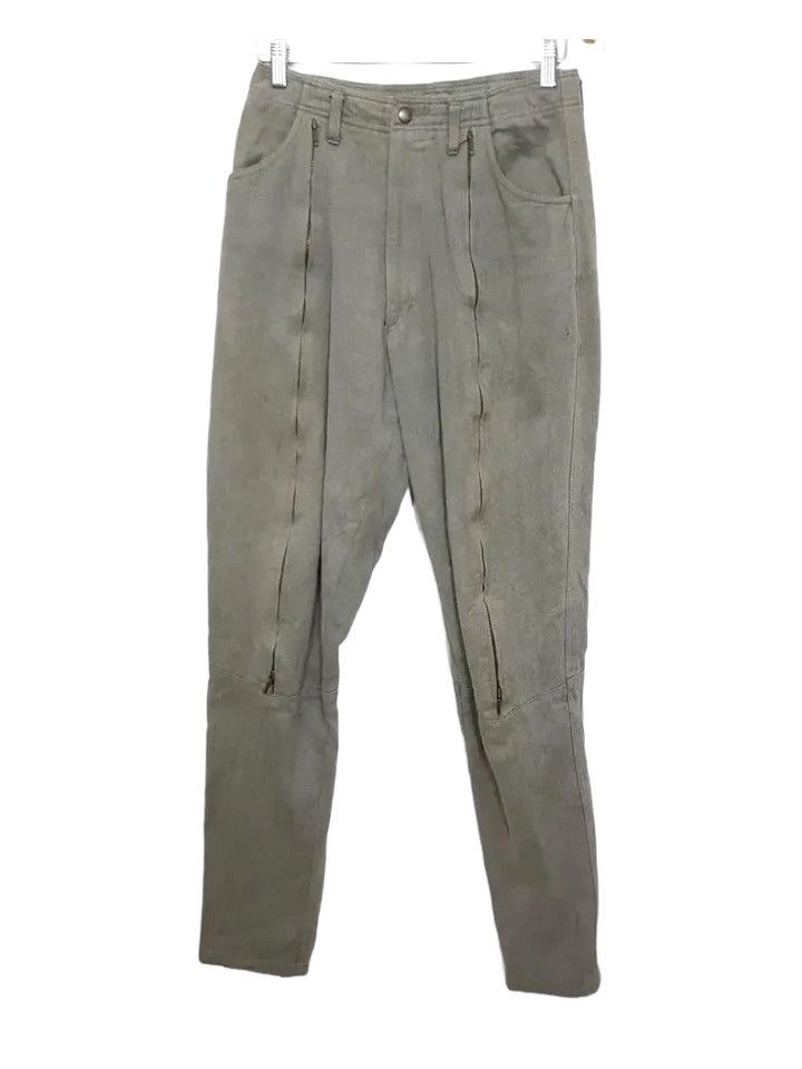 Designer × Japanese Brand DOMON Vertical Thigh Zipper Style Trouser Pant Size US 27 - 3 Thumbnail
