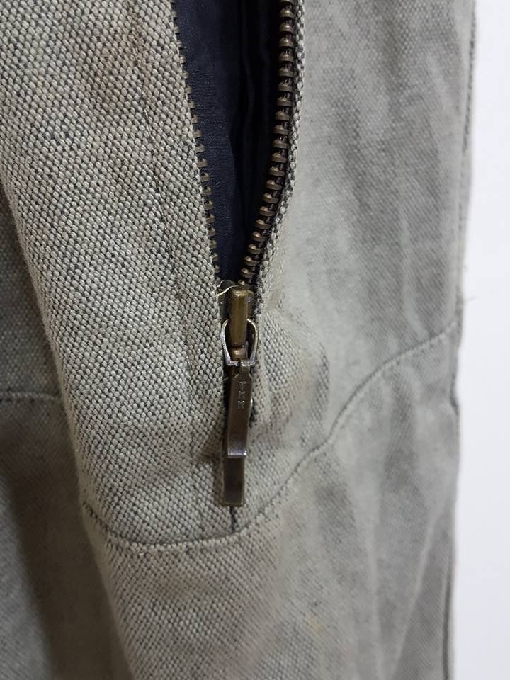 Designer × Japanese Brand DOMON Vertical Thigh Zipper Style Trouser Pant Size US 27 - 16 Thumbnail