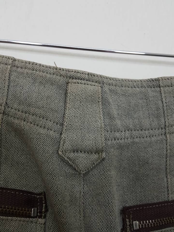 Designer × Japanese Brand DOMON Vertical Thigh Zipper Style Trouser Pant Size US 27 - 13 Thumbnail