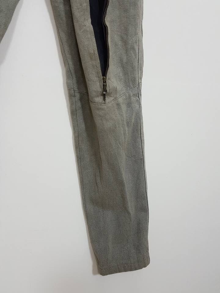 Designer × Japanese Brand DOMON Vertical Thigh Zipper Style Trouser Pant Size US 27 - 19 Thumbnail