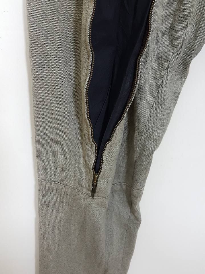 Designer × Japanese Brand DOMON Vertical Thigh Zipper Style Trouser Pant Size US 27 - 15 Thumbnail