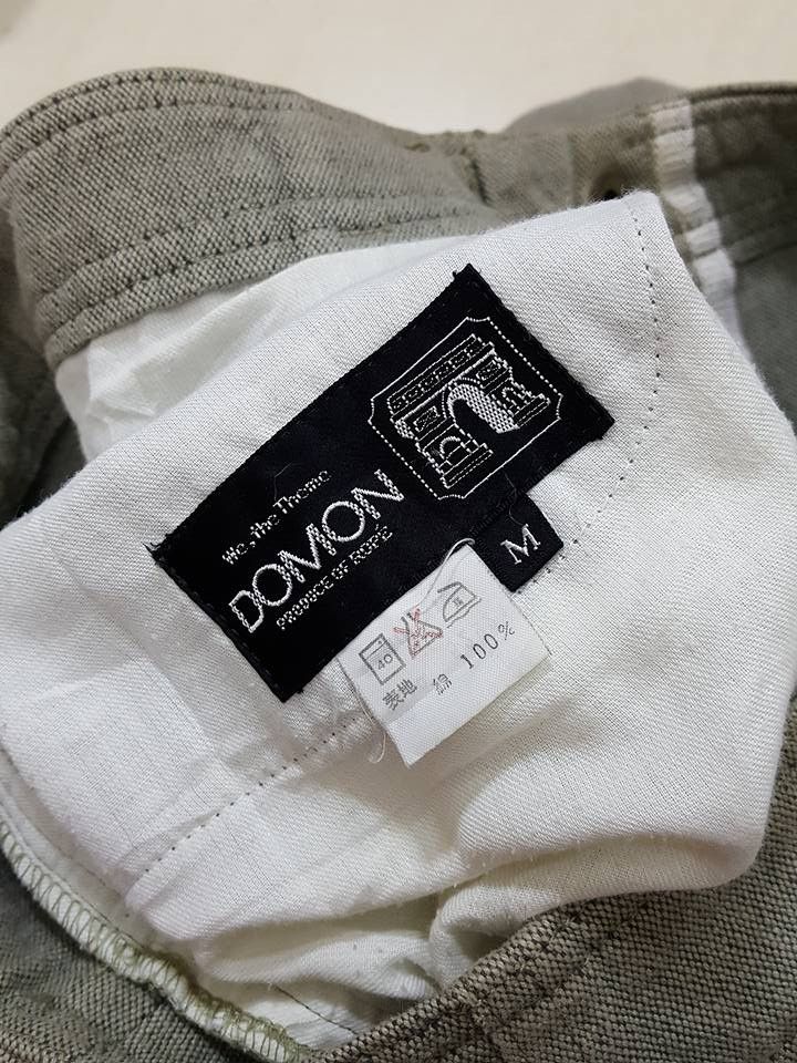Designer × Japanese Brand DOMON Vertical Thigh Zipper Style Trouser Pant Size US 27 - 21 Thumbnail