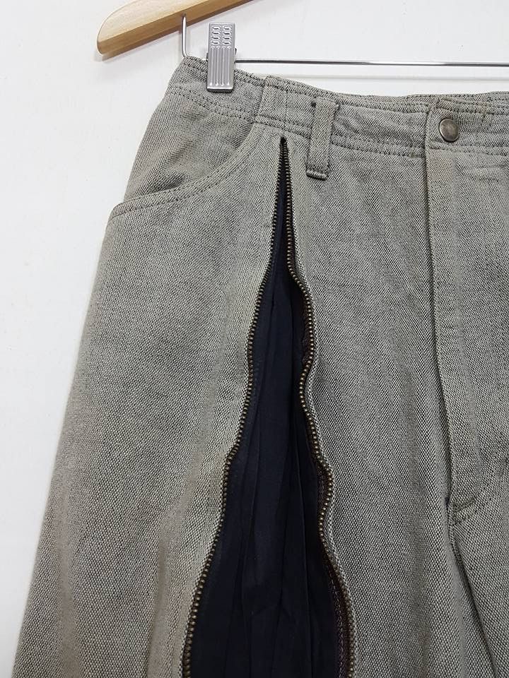 Designer × Japanese Brand DOMON Vertical Thigh Zipper Style Trouser Pant Size US 27 - 7 Thumbnail