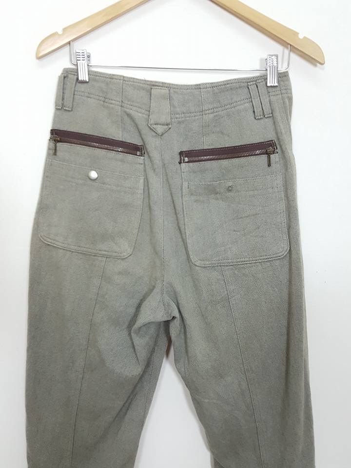 Designer × Japanese Brand DOMON Vertical Thigh Zipper Style Trouser Pant Size US 27 - 6 Thumbnail