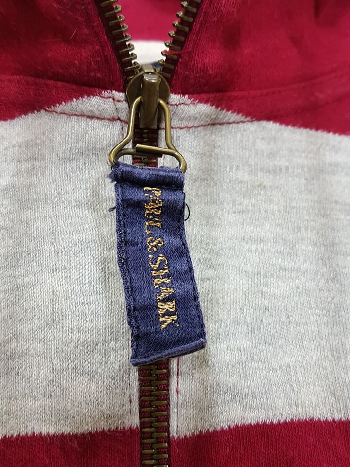 Paul & Shark Yacting Quarter Turtleneck Zip Horizontal Striped Size US M / EU 48-50 / 2 - 4 Thumbnail