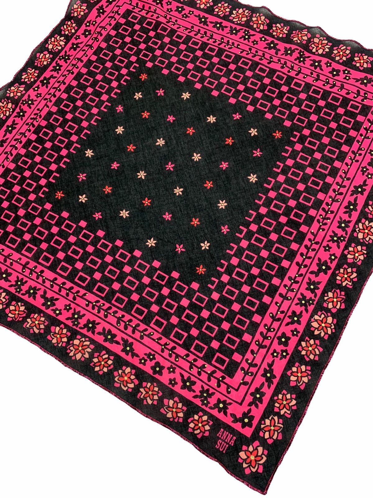 Anna Sui anna sui bandana handkerchief neckerchief headband turban Size ONE SIZE - 4 Thumbnail