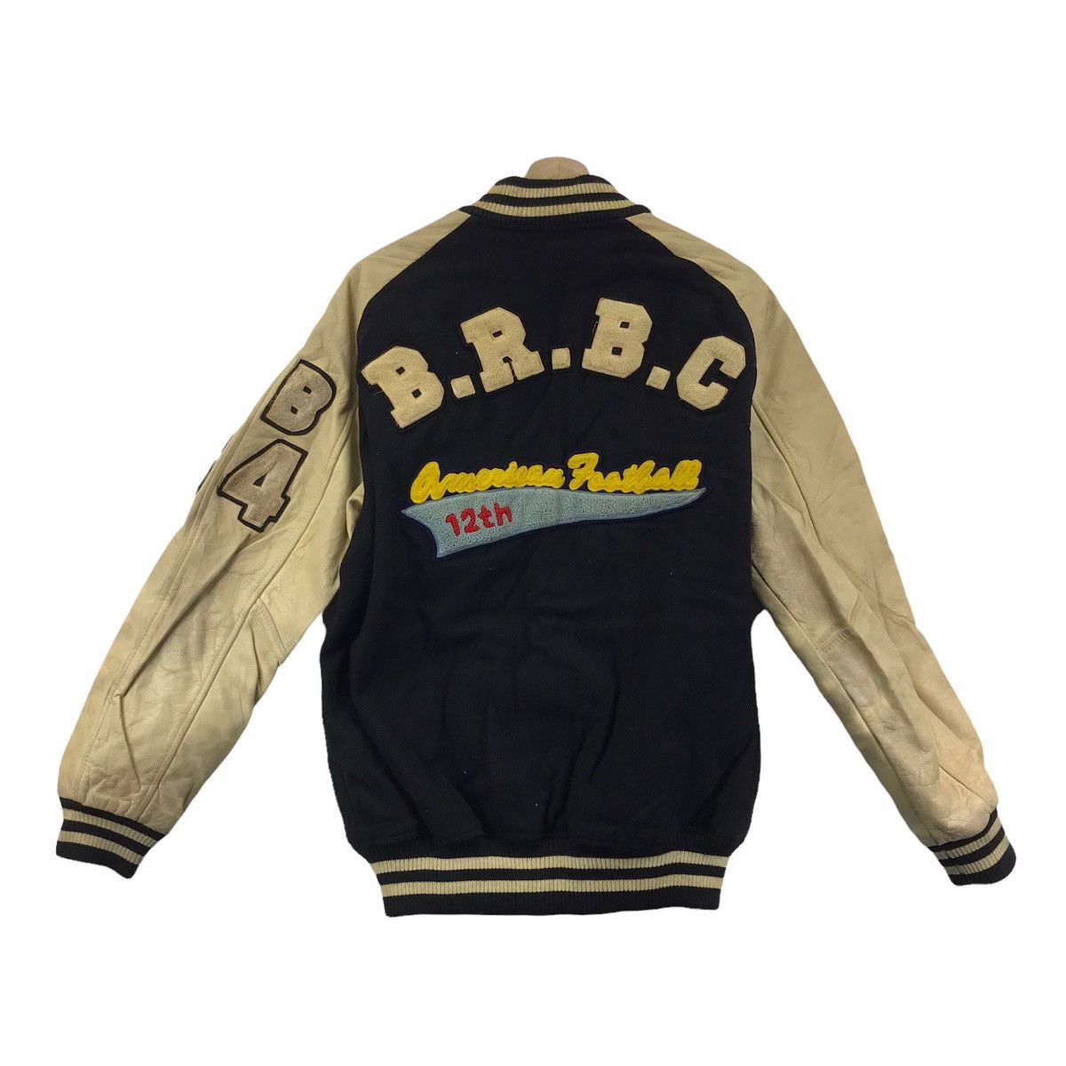 Vintage ABIERTO UNIVERSITY CLUB B.R.B.C American Football Leather Size US L / EU 52-54 / 3 - 1 Thumbnail