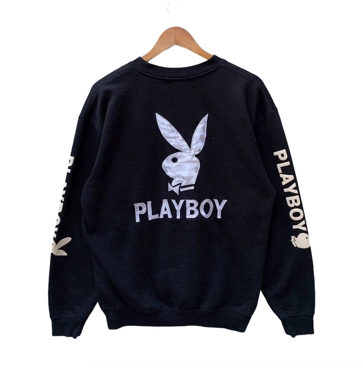 Playboy × Vintage Vintage Playboy Crewneck Pullover Sweatshirt Size US L / EU 52-54 / 3 - 1 Thumbnail