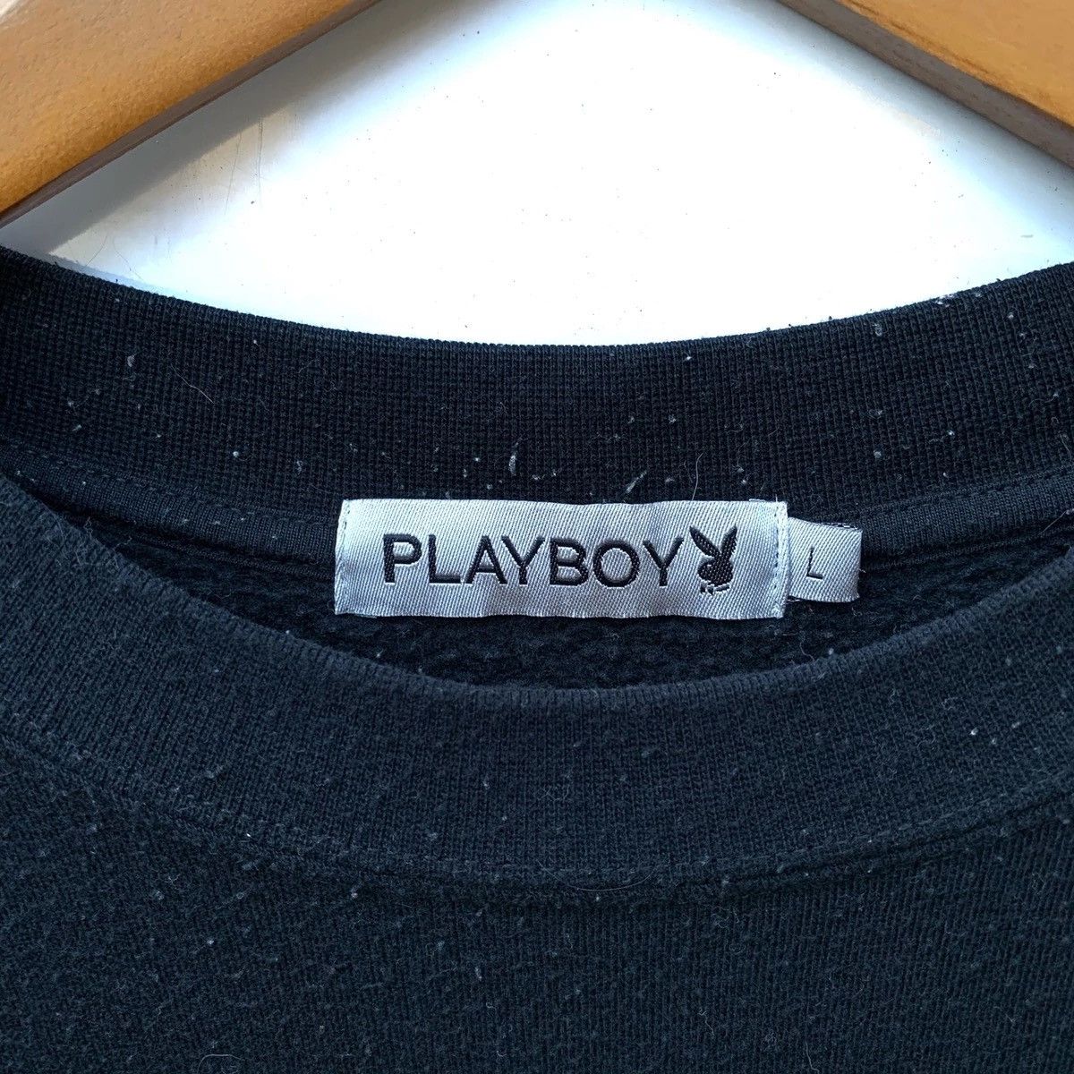 Playboy × Vintage Vintage Playboy Crewneck Pullover Sweatshirt Size US L / EU 52-54 / 3 - 3 Thumbnail