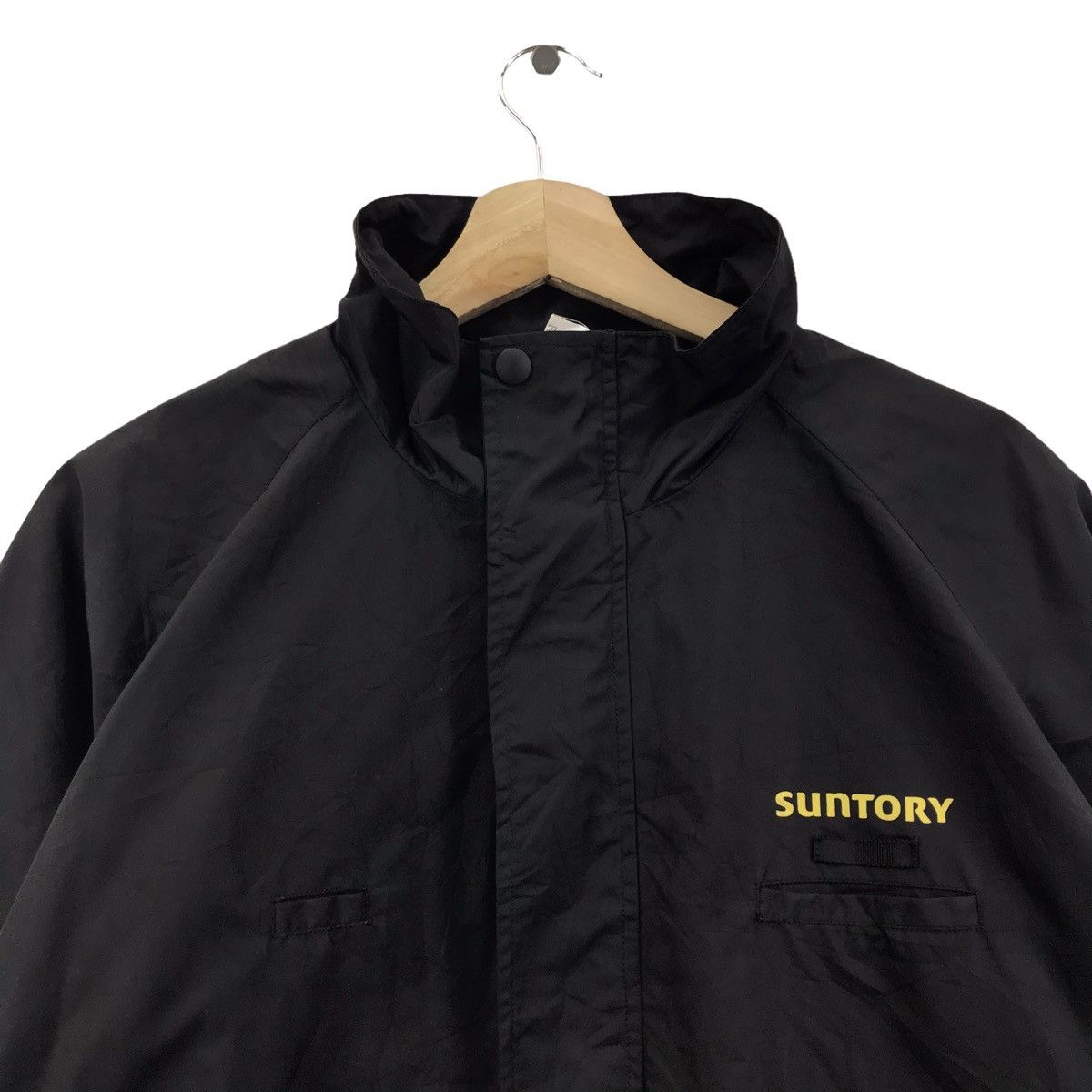 Vintage SUNTORY COFFEE BOSS Back Hit Brand Black Light Jacket Size US L / EU 52-54 / 3 - 4 Thumbnail
