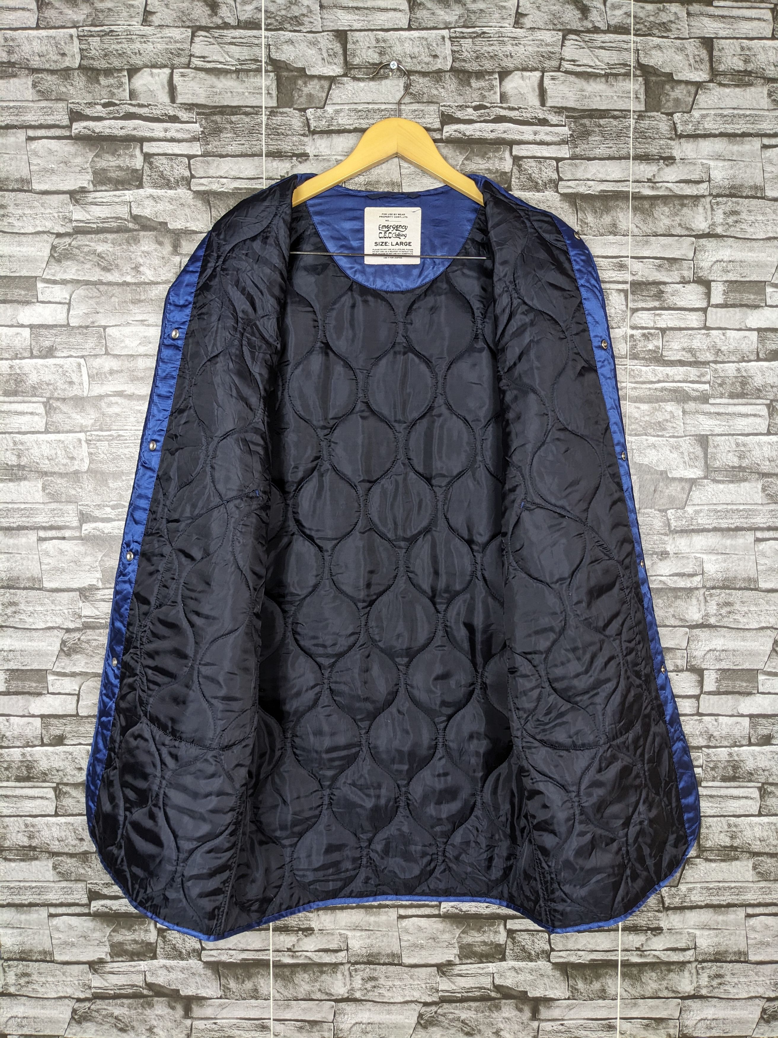 Japanese Brand Vintage C.E.C Coen Easy Chic Quilted Light Lining Jacket Size US L / EU 52-54 / 3 - 8 Thumbnail