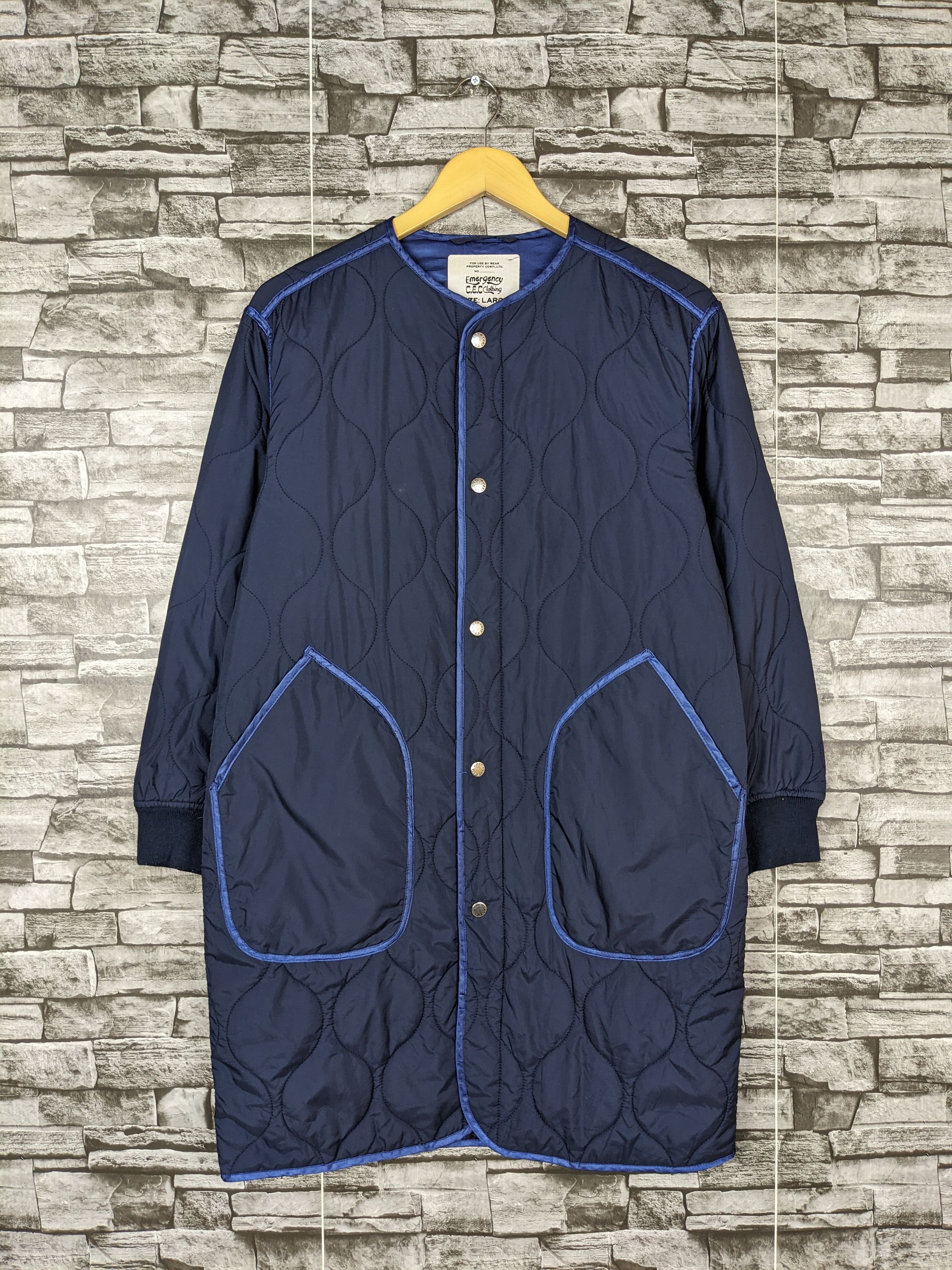 Japanese Brand Vintage C.E.C Coen Easy Chic Quilted Light Lining Jacket Size US L / EU 52-54 / 3 - 2 Thumbnail