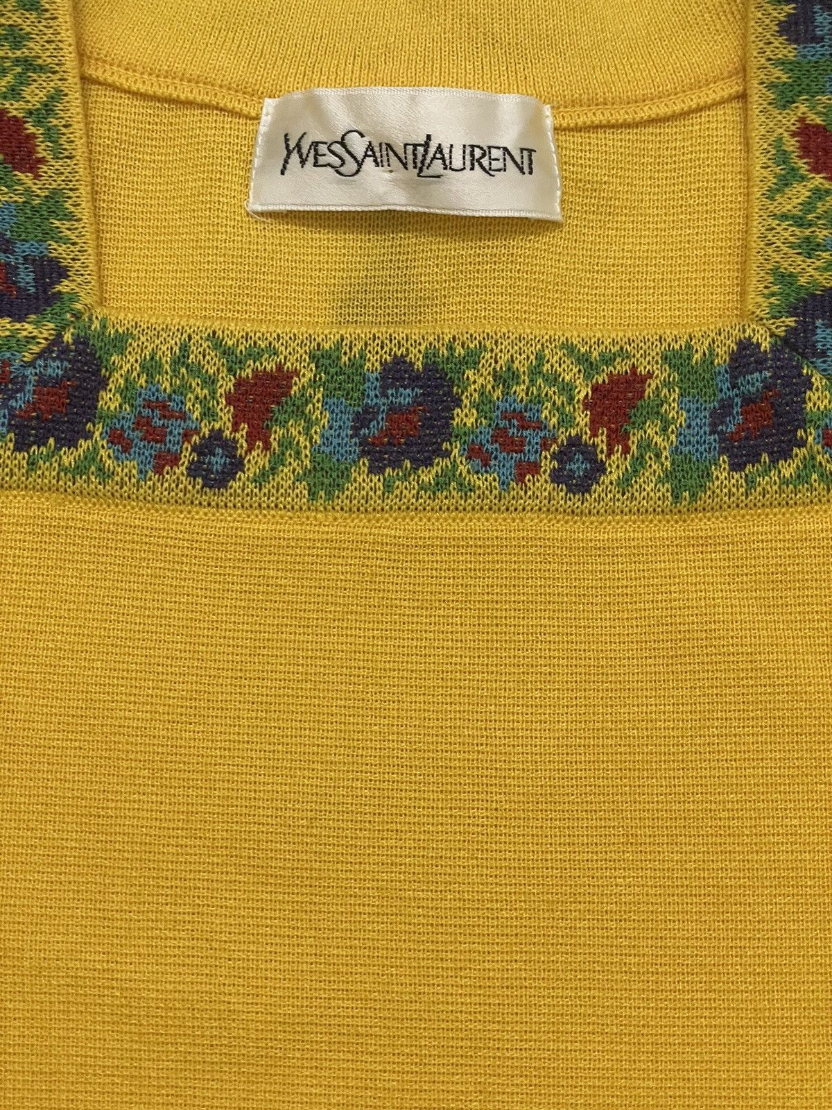Saint Laurent Paris Vintage YvesSaintLaurent T.Shirt Size S / US 4 / IT 40 - 9 Thumbnail