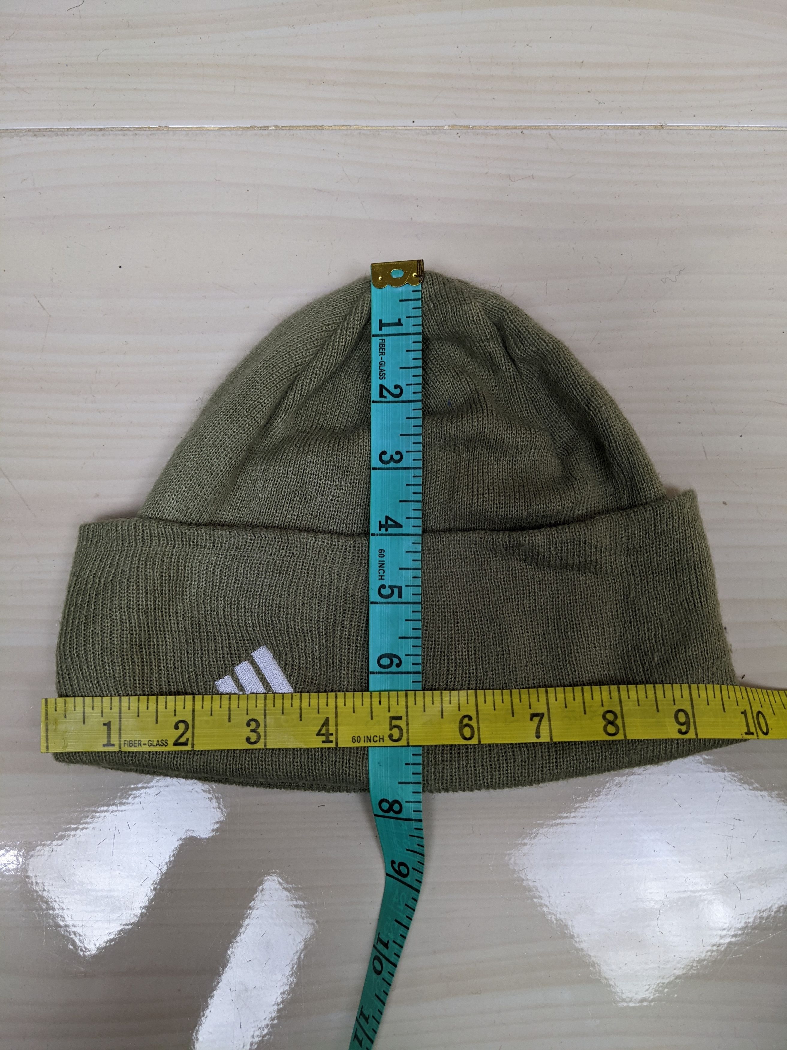 Adidas Vintage Adidas Plain Beanie Hat Cap Snowcap Size ONE SIZE - 5 Thumbnail
