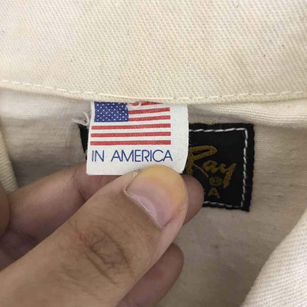 Vintage Vintage 80s STAN RAY USA Khaki Chore Jeans Jacket Size US S / EU 44-46 / 1 - 5 Thumbnail