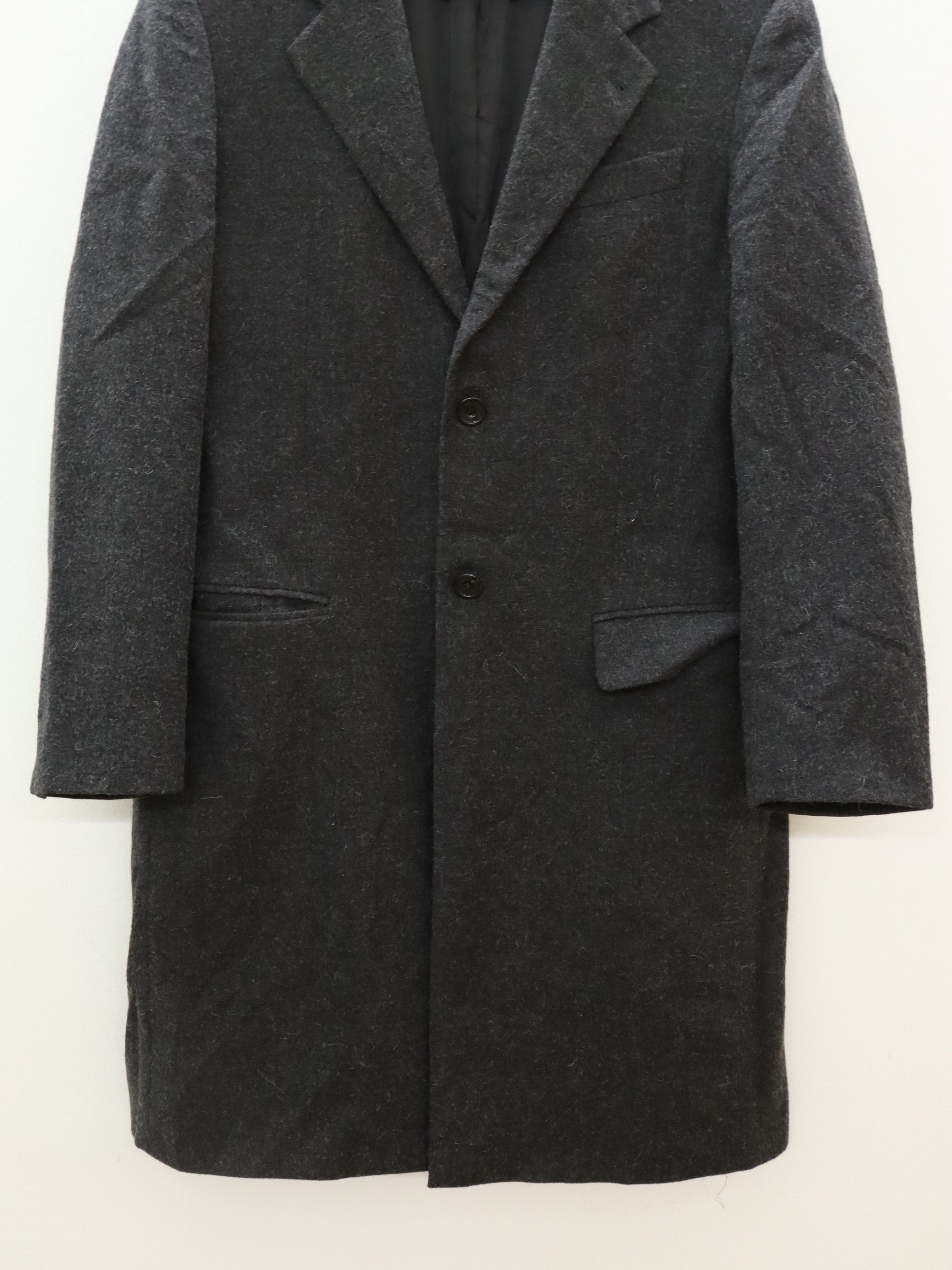 Byblos BYBLOS Pure Wool Alpaca Blend Trench Overcoat Coat Jacket Size US M / EU 48-50 / 2 - 13 Thumbnail