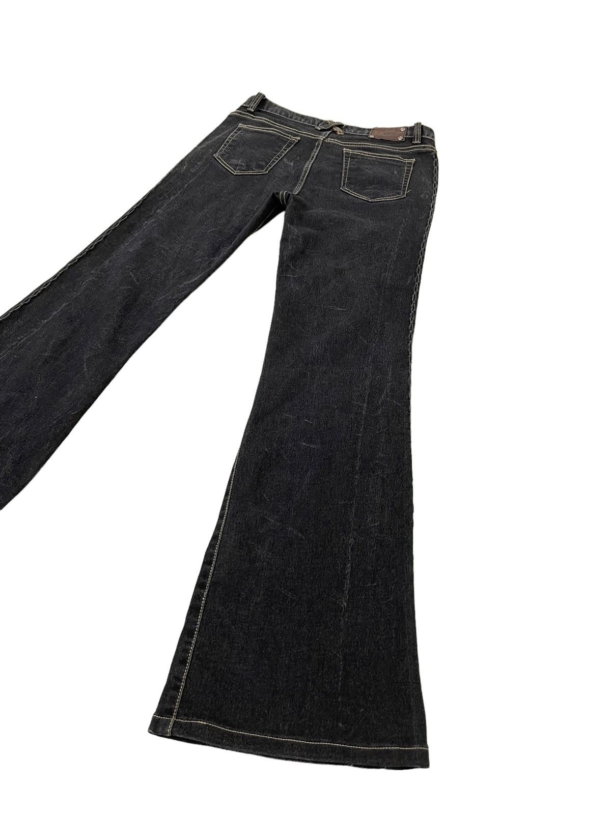 Japanese Brand Flare Jeans Atelier Oki Inc Stretch Boot Cut 5🟦1 Size US 30 / EU 46 - 15 Thumbnail