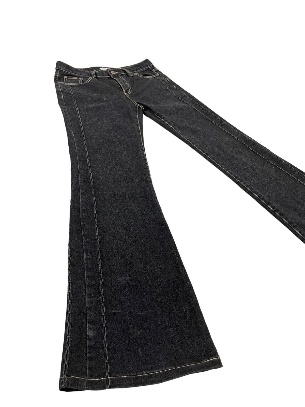 Japanese Brand Flare Jeans Atelier Oki Inc Stretch Boot Cut 5🟦1 Size US 30 / EU 46 - 1 Thumbnail