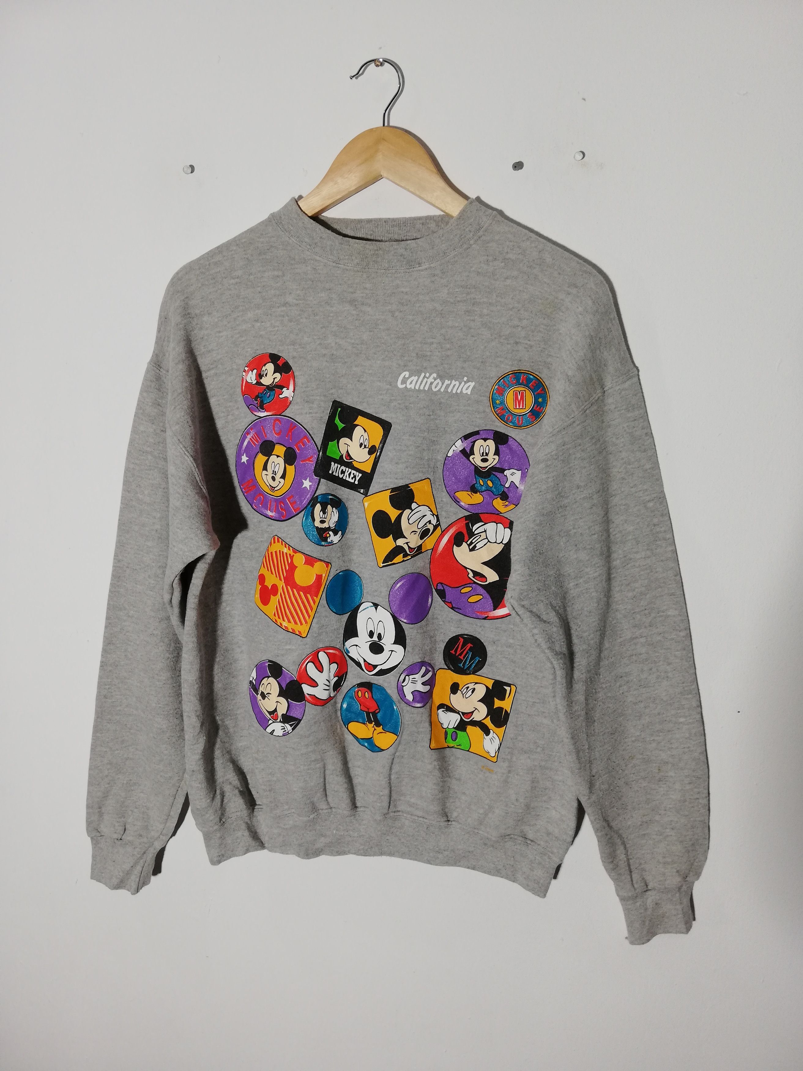 Mickey Mouse × Tultex × Vintage Vintage Mickey Mouse Sweetshirt Size US M / EU 48-50 / 2 - 1 Thumbnail