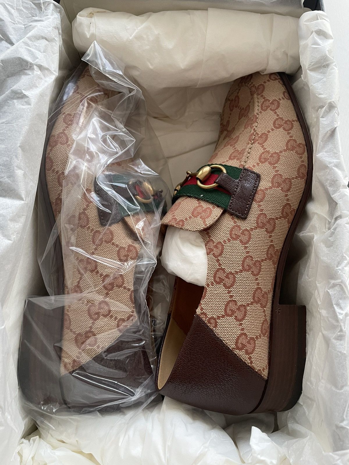 Gucci Brand New Limited Super Runway Iconic GG Logo Leather Loafer Size US 10 / EU 43 - 5 Thumbnail