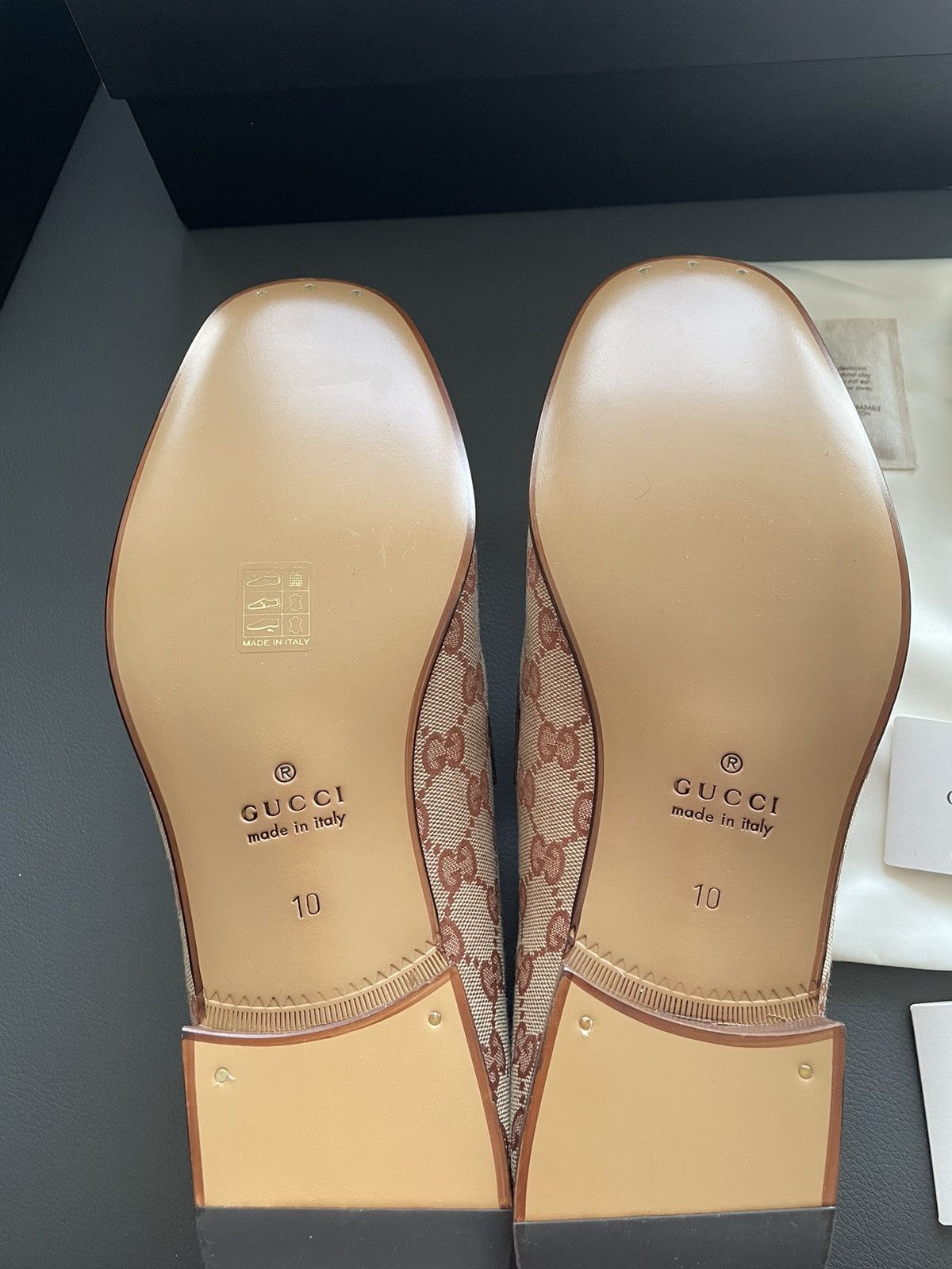 Gucci Brand New Limited Super Runway Iconic GG Logo Leather Loafer Size US 10 / EU 43 - 14 Thumbnail